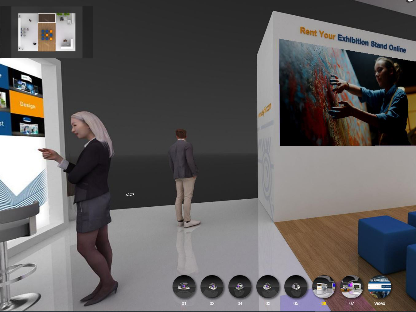 Virtuelle Messestände von GARREIS