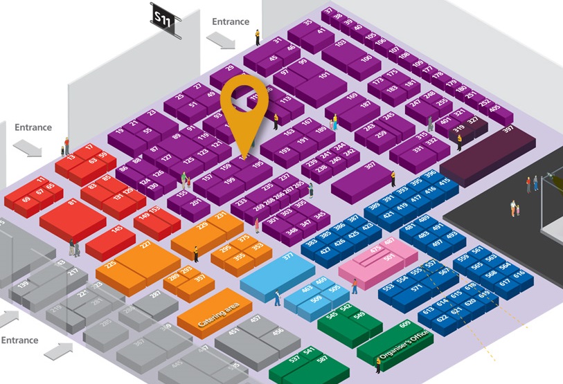 Wo ist der beste Platz auf der Messe?