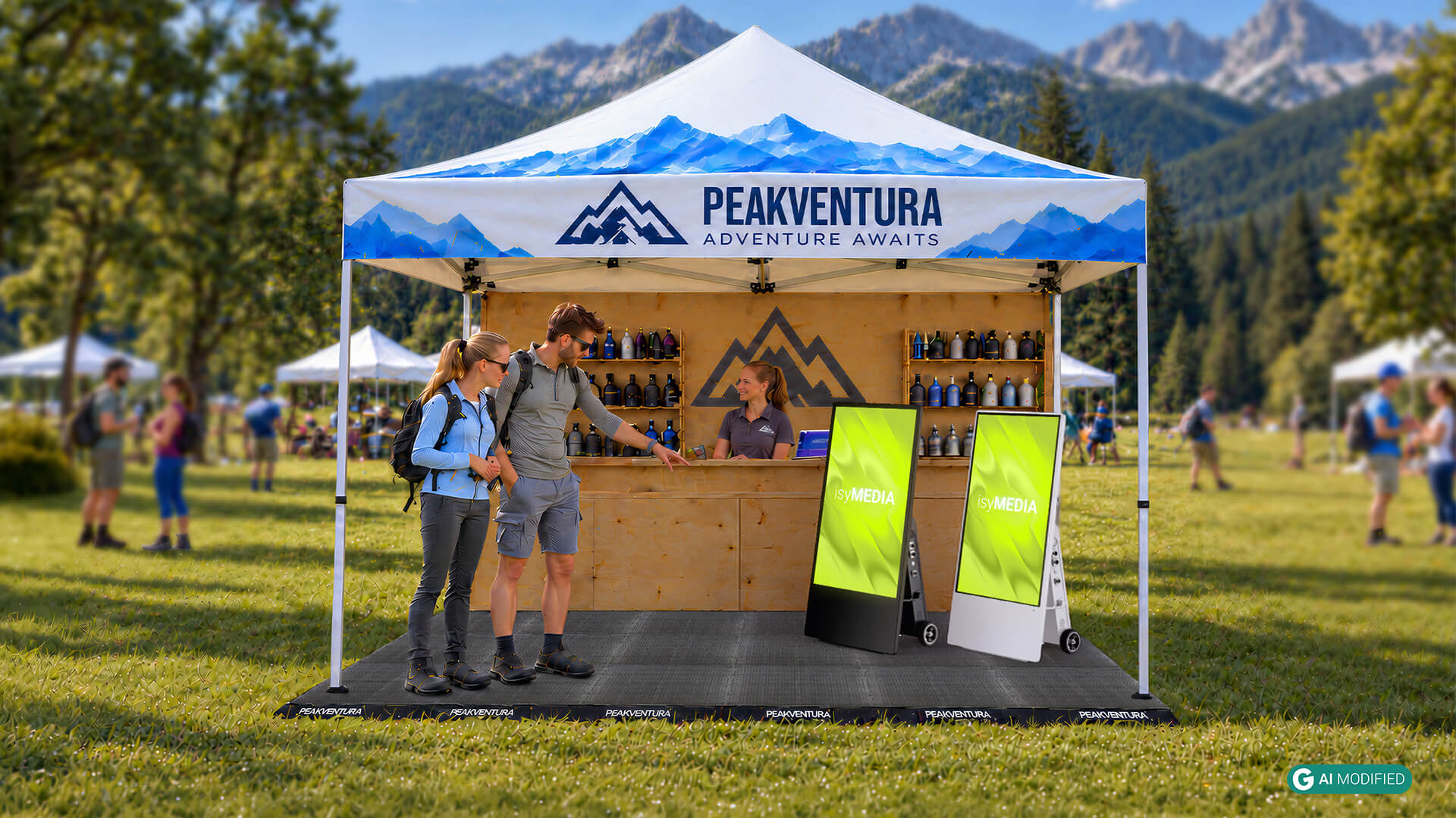 isyMEDIA OUTDOOR STOPPER - Header