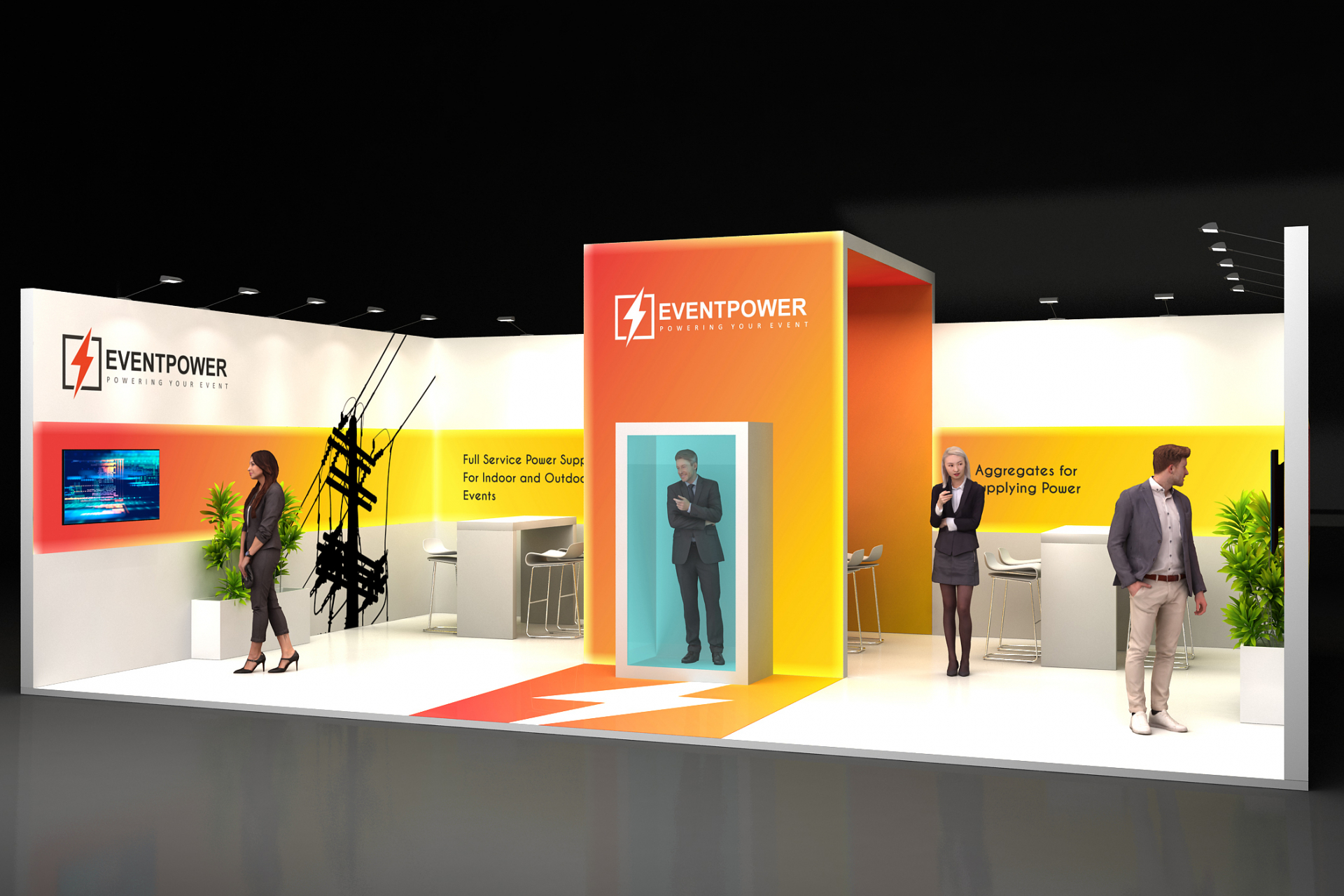 Holobox auf Messestand