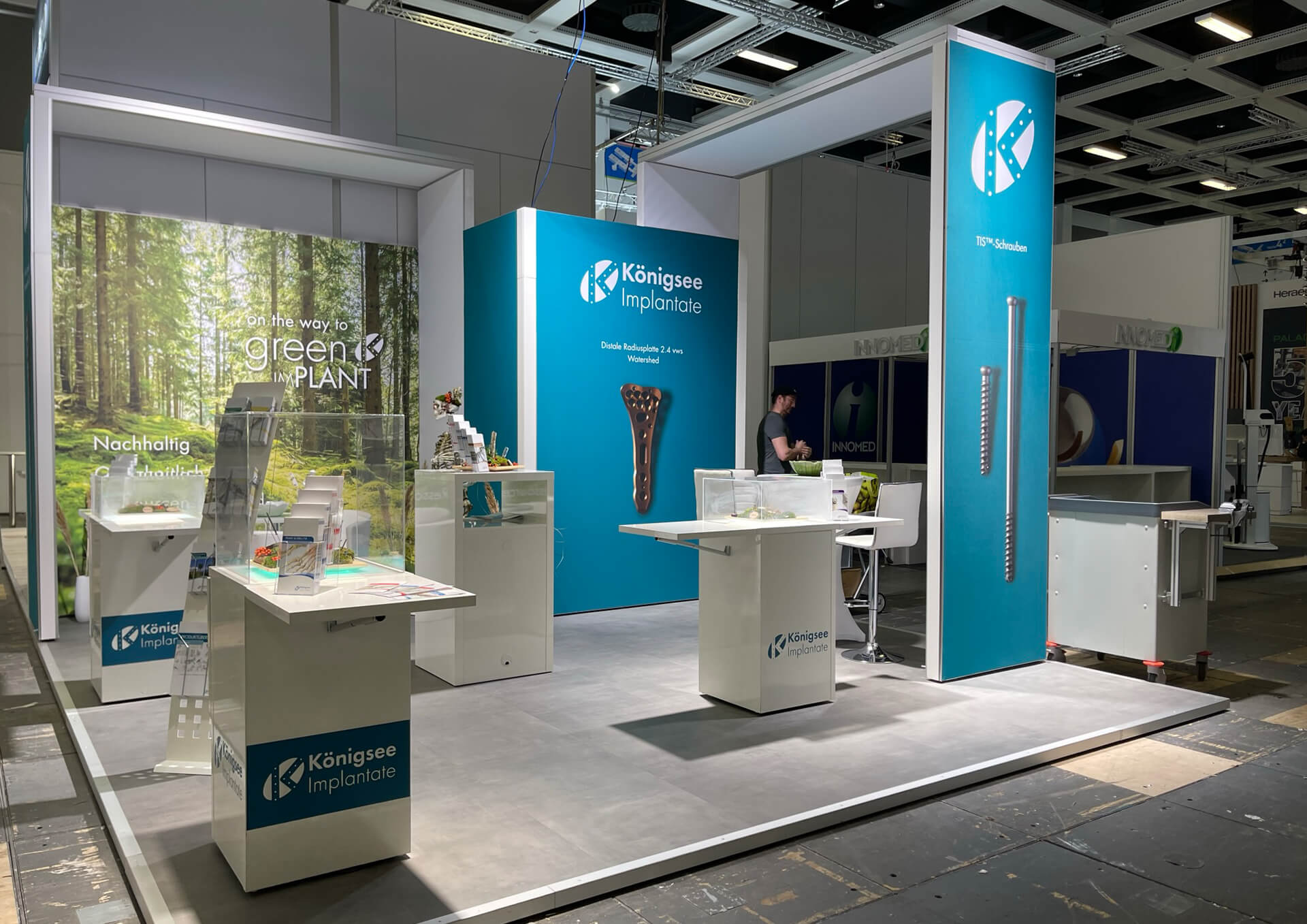 Messestand Königsee Implantate GmbH 