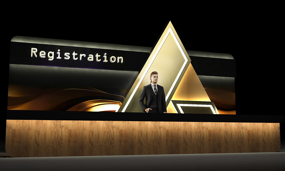 Registration virtuelle Messe