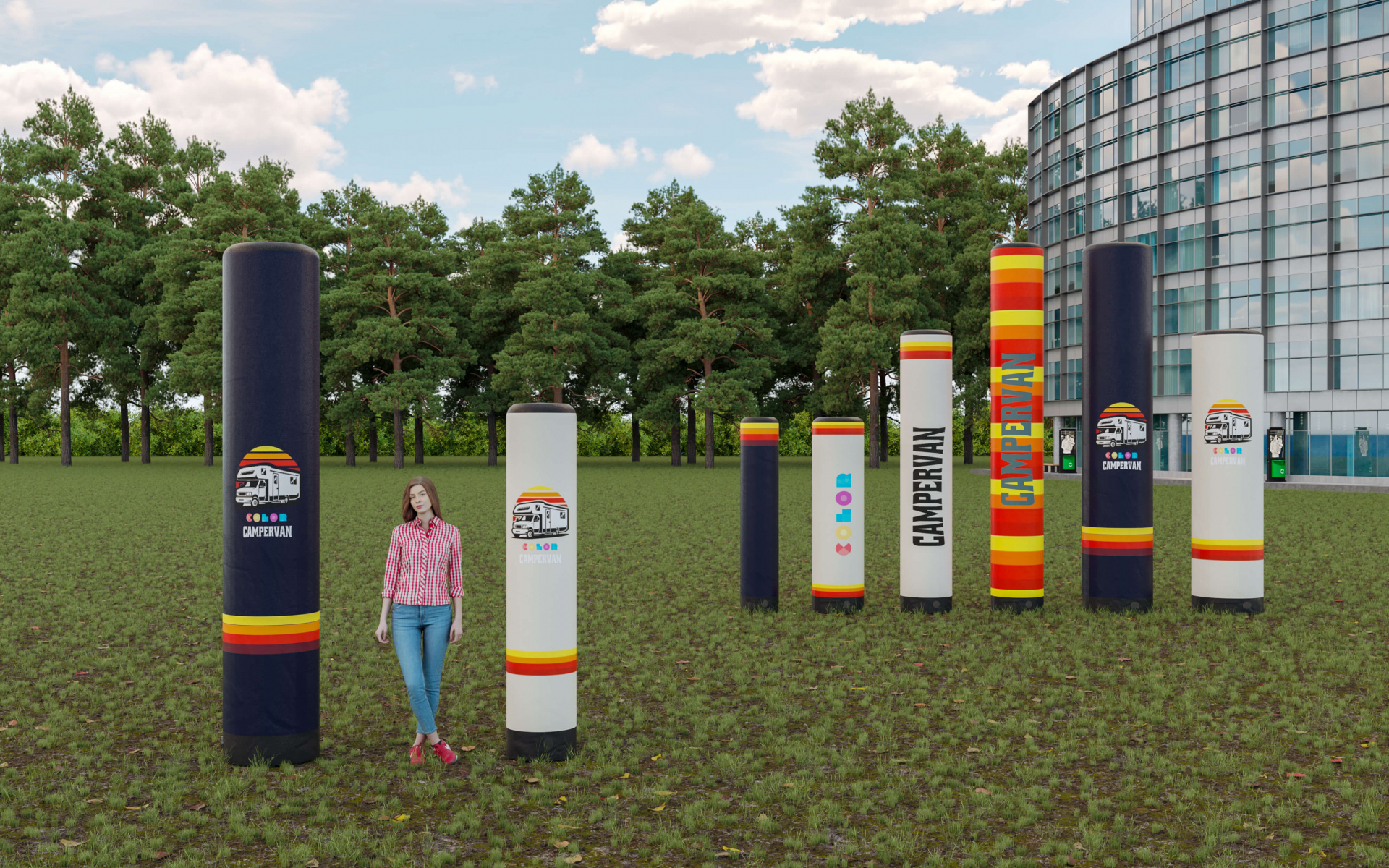 AIR Luftsäule Aufblasbare Werbeträger - AIR Luftsäule