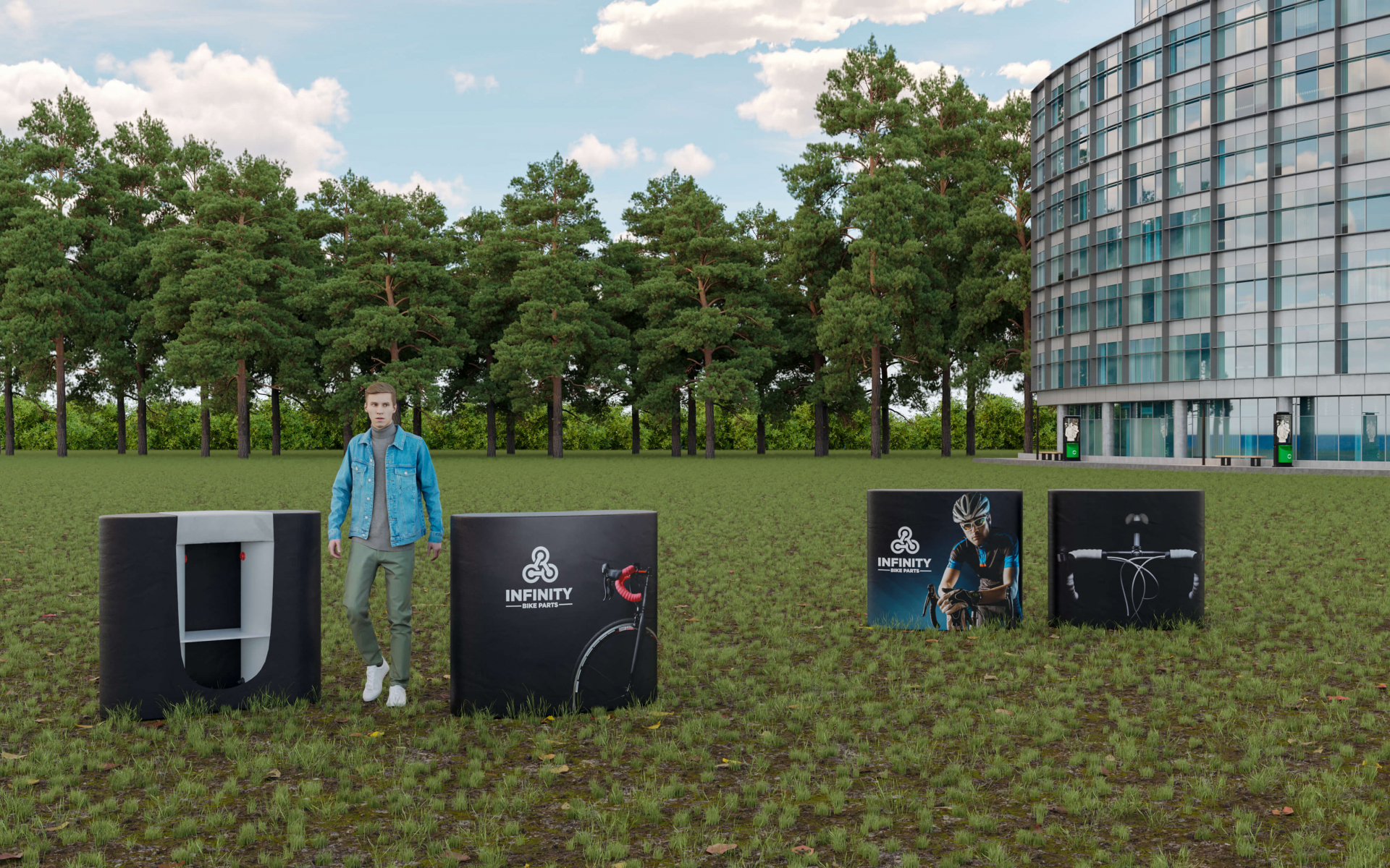 Aufblasbare Werbeträger - AIR Theke