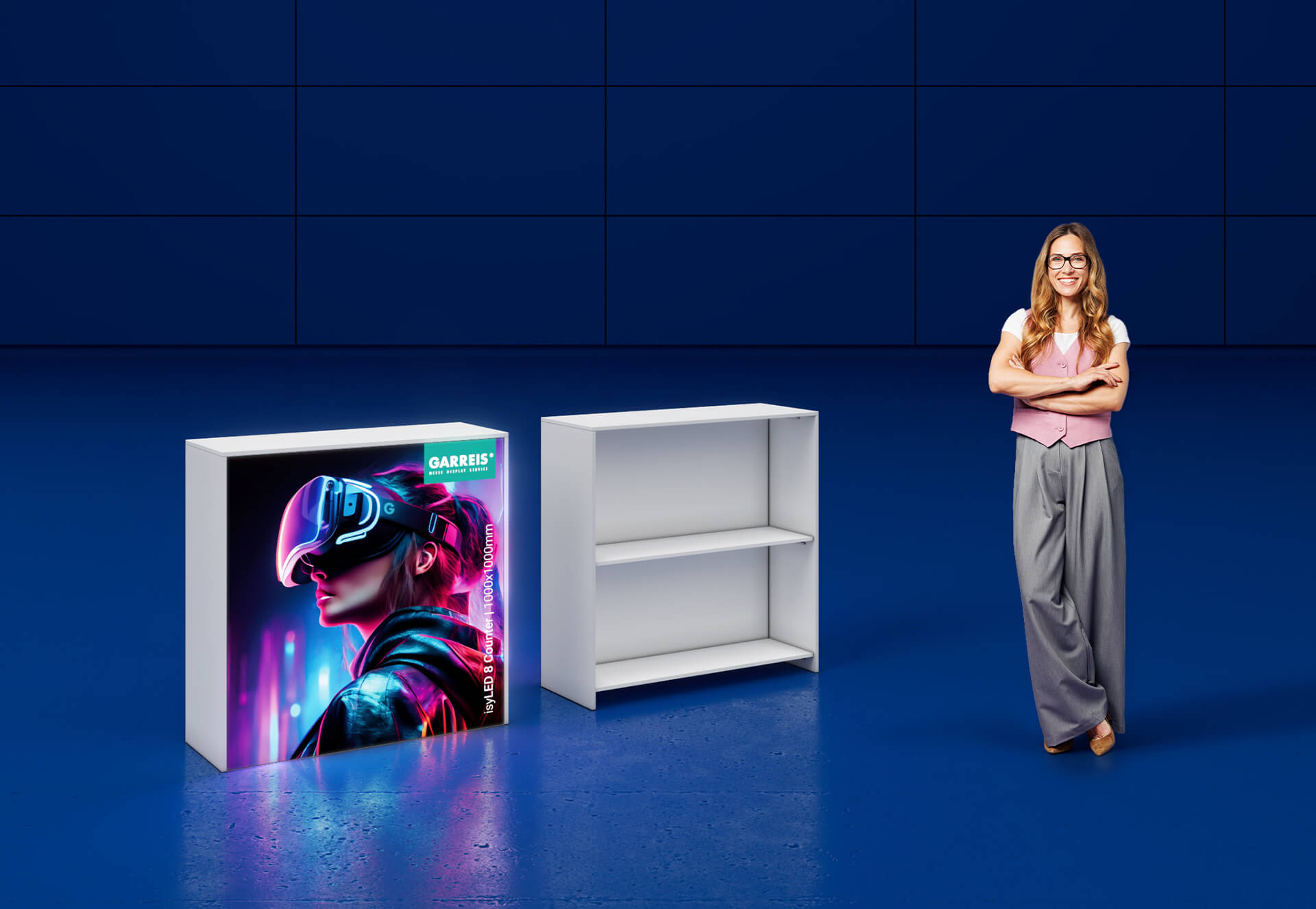 Messetheken - LED-Messetheke isyLED 8