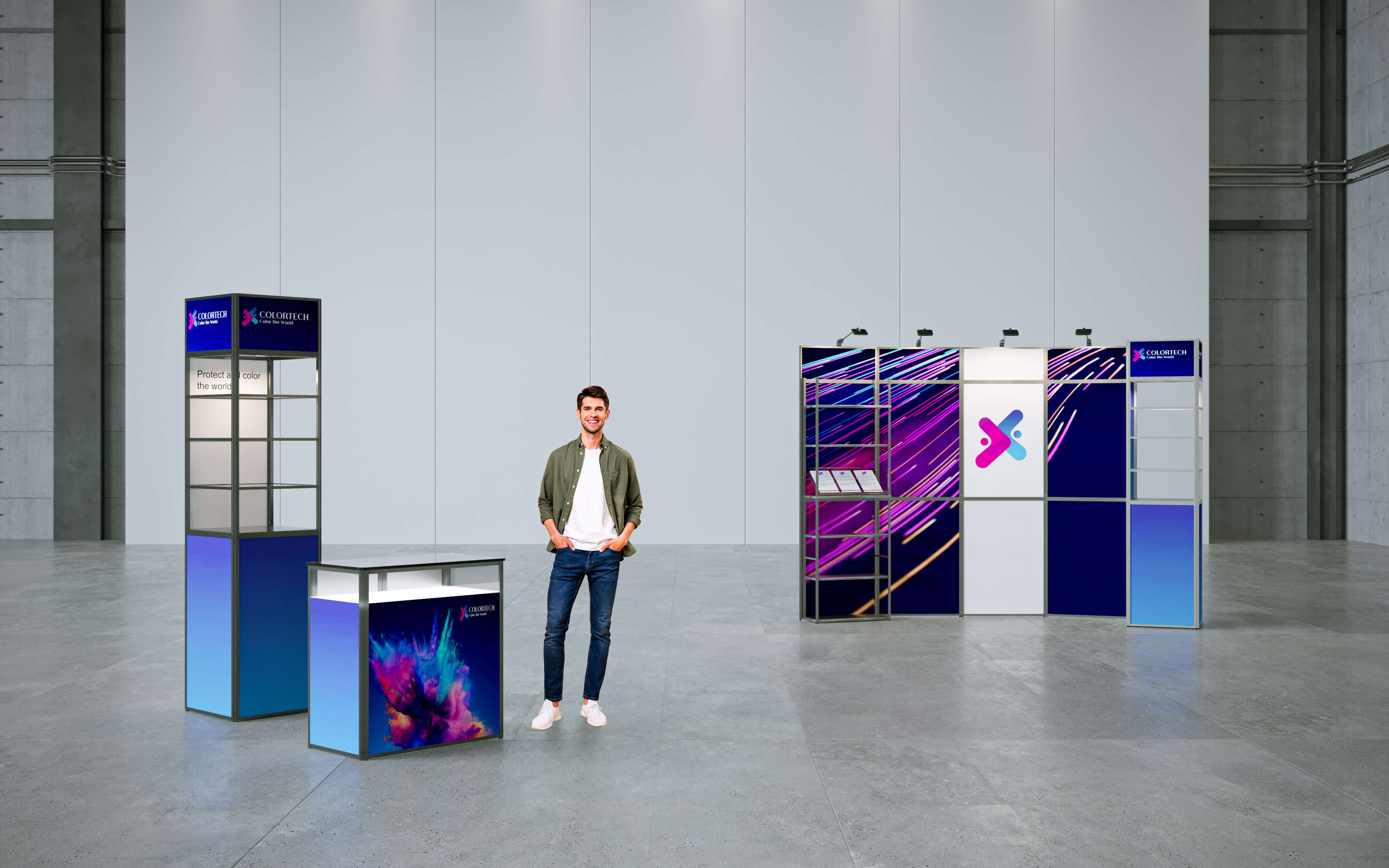 Faltvitrine isyLINE 21 Vitrinen - Faltvitrine isyLINE 21