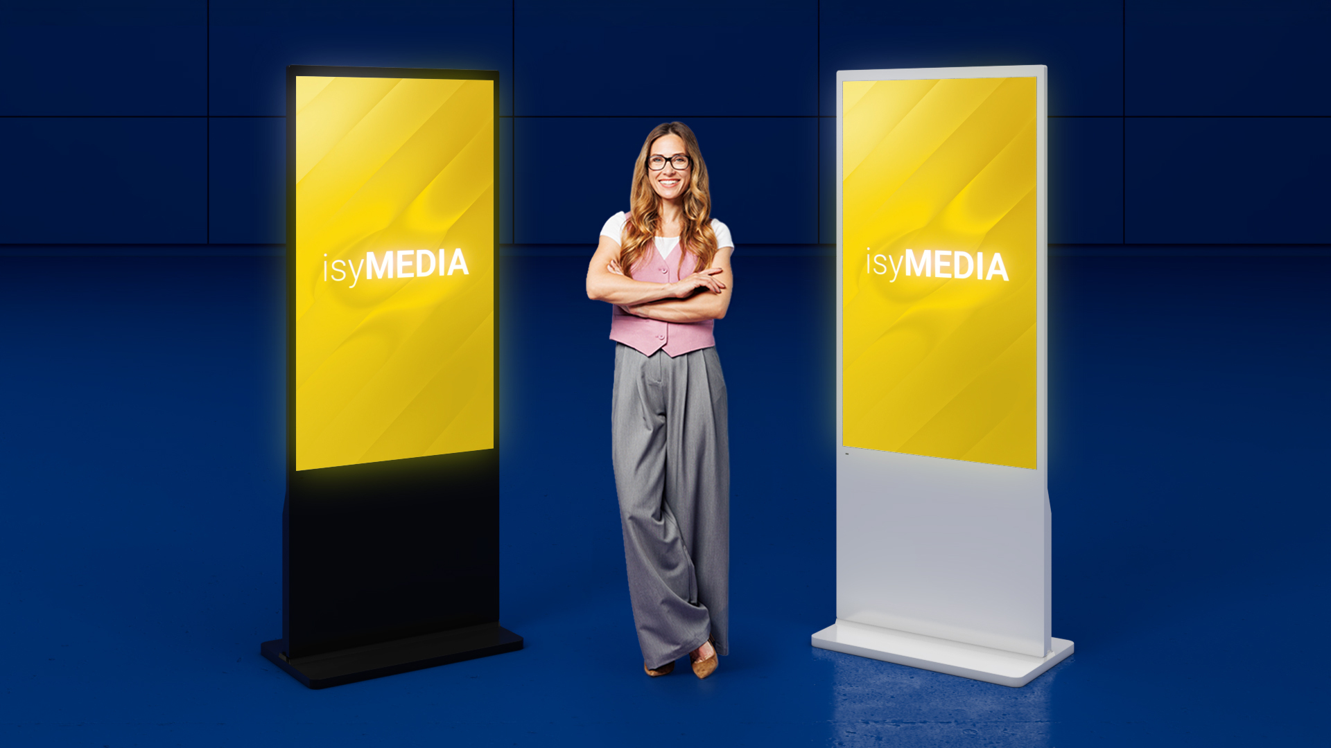 Digital Signage - isyMEDIA STELE SLIM