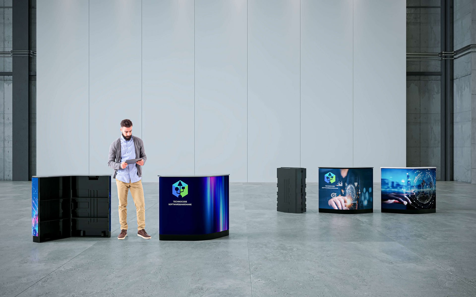 Messetheken - Messetheke / Koffer isyPOP Countercase