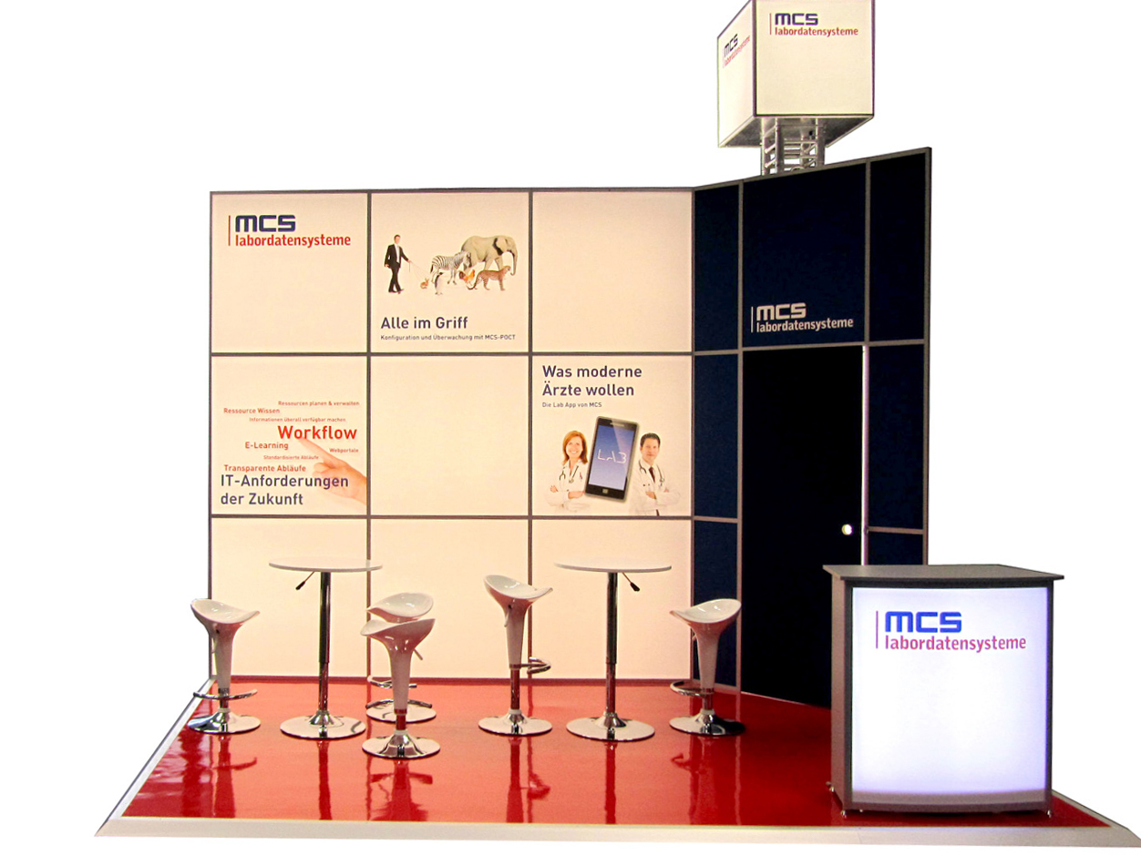 Portfolio Messebau - Messestand 3x3