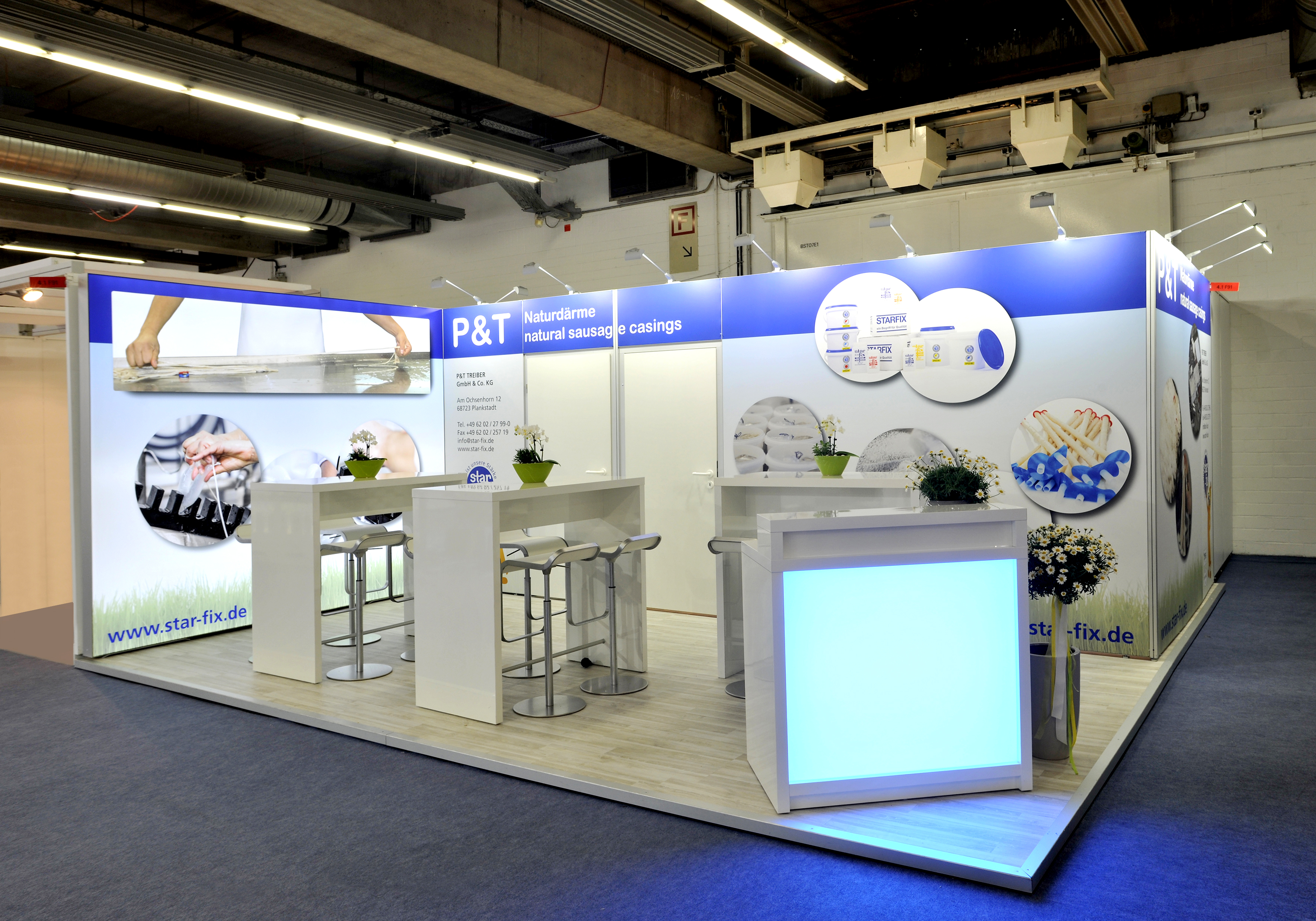 Portfolio Messebau - Messestand 6x6 Meter 