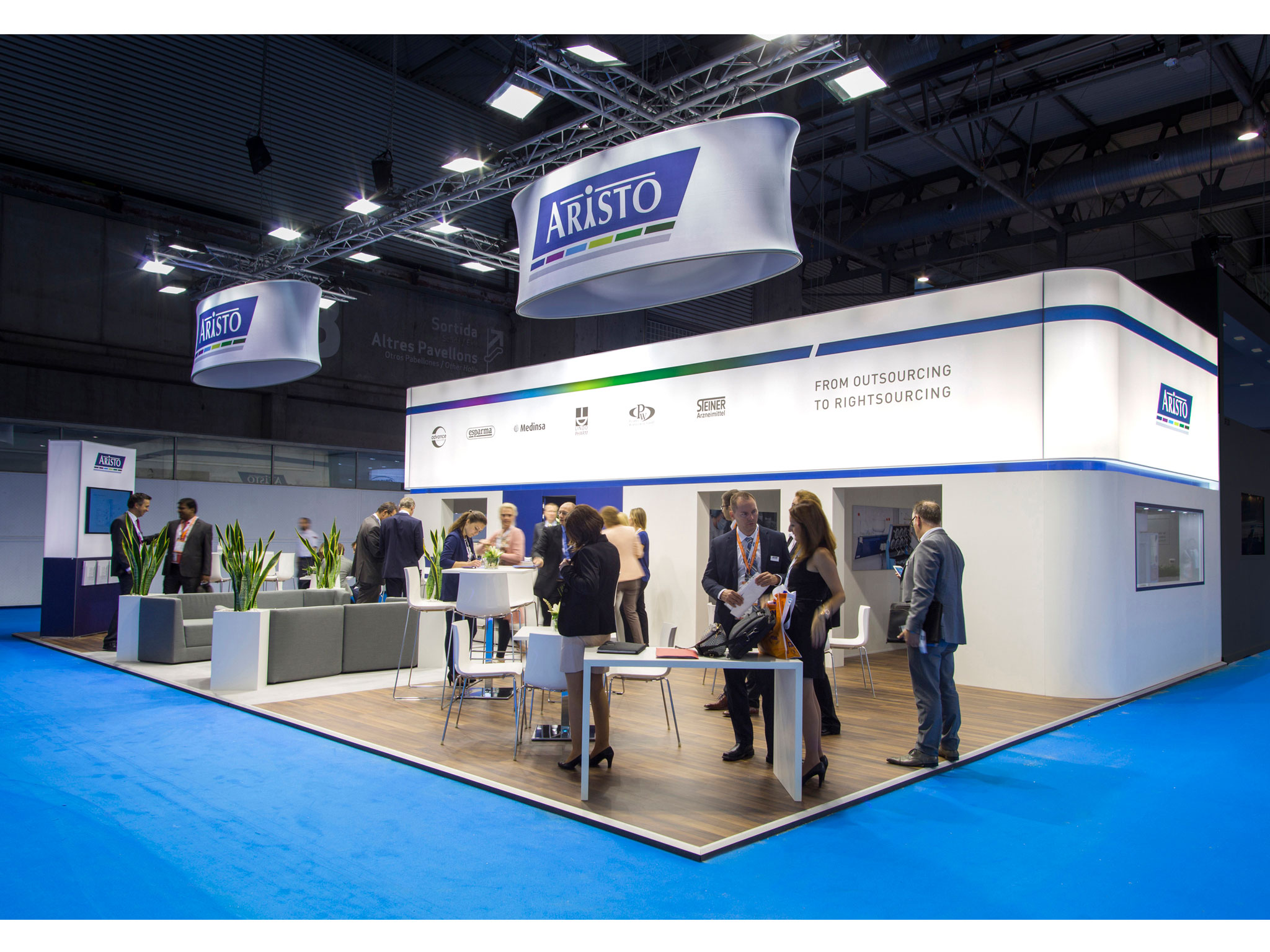 Portfolio Messebau - Messestand Individuell 12x10 Meter