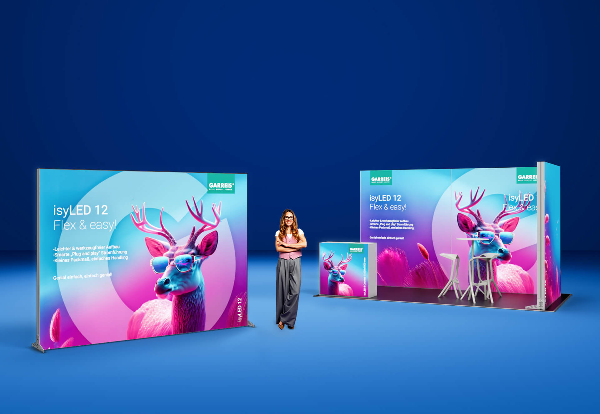 Kunststoff Leuchtwand isyLED 12 Leuchtwände - Kunststoff Leuchtwand isyLED 12