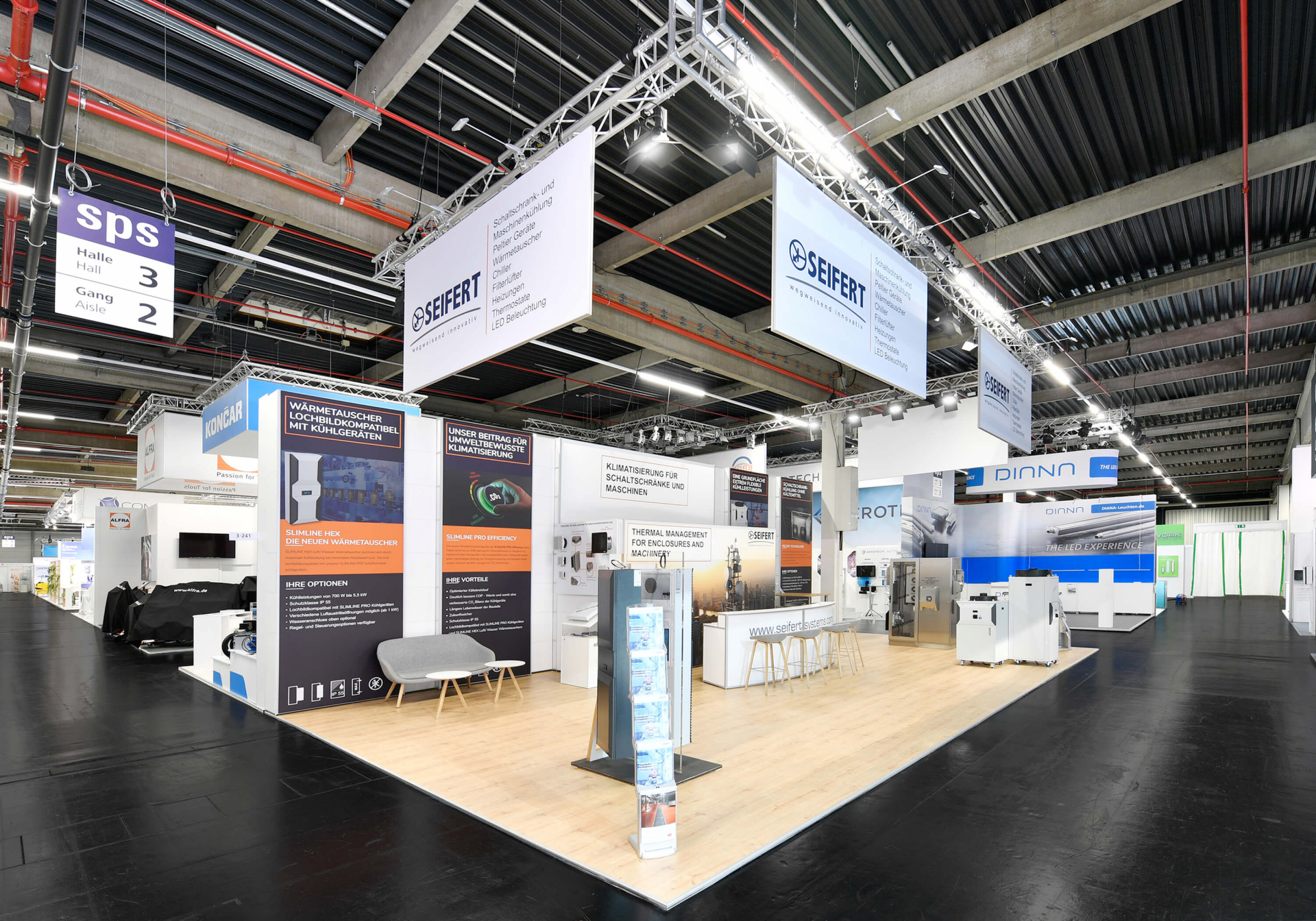 Portfolio Messebau - Messestand 8x7