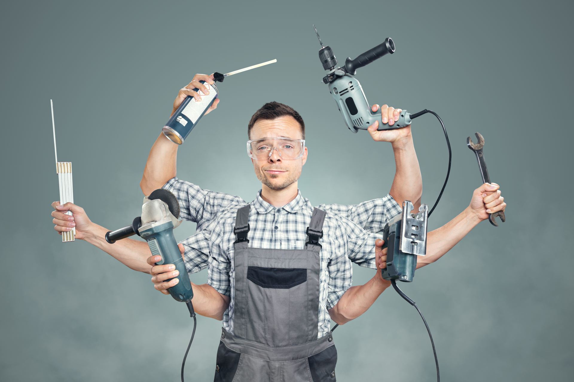 Handwerker Messebau