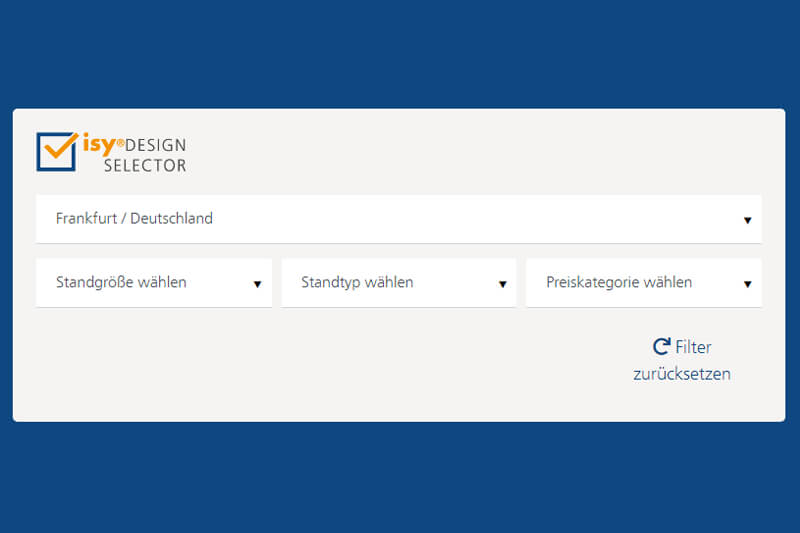 Messestand Konfigurator