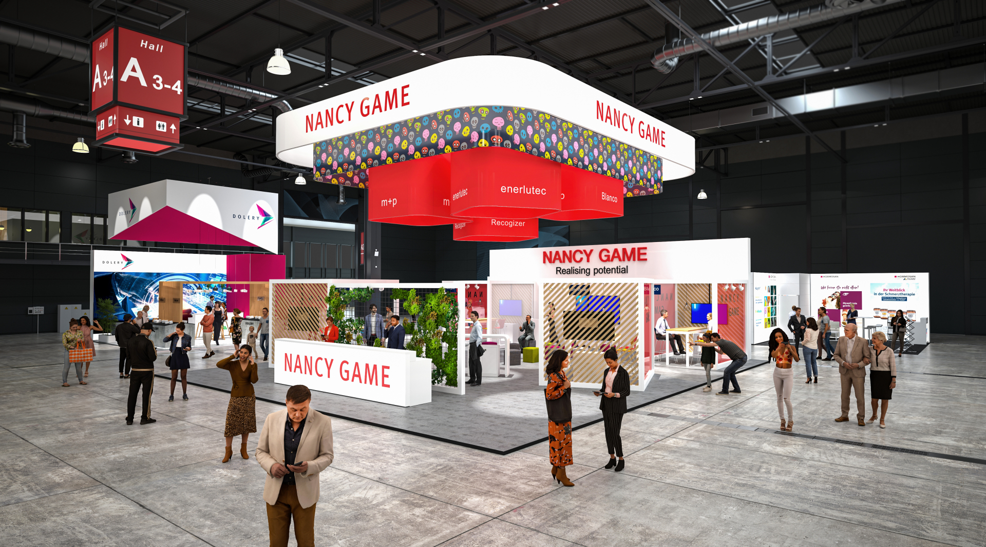 Messestand Nancy Game