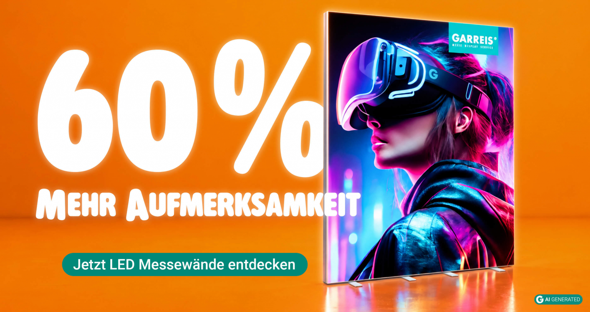 Weiterleitung zu LED Messewand