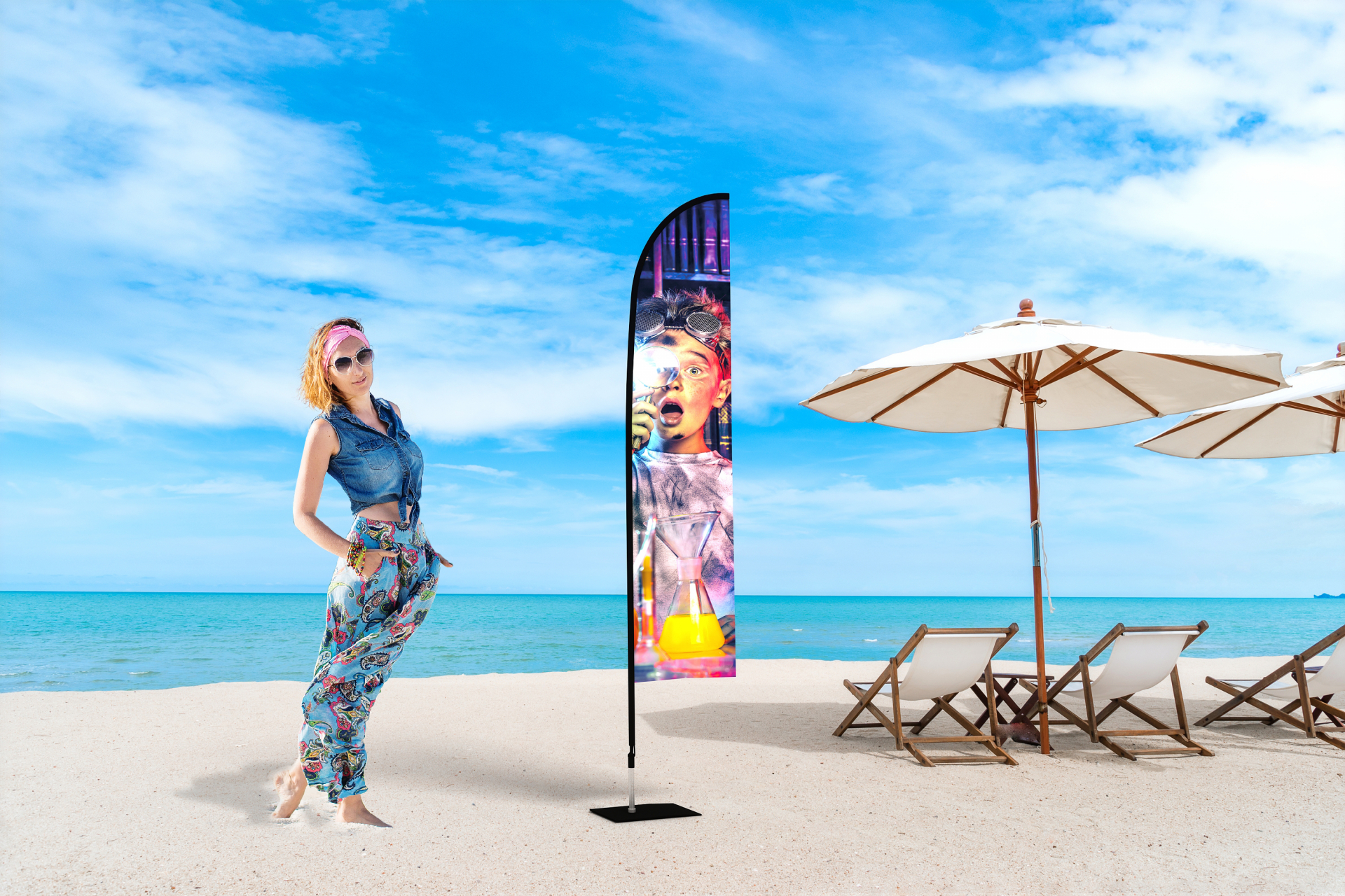 isyFLAG_Beachflag_Beach_gerade_180