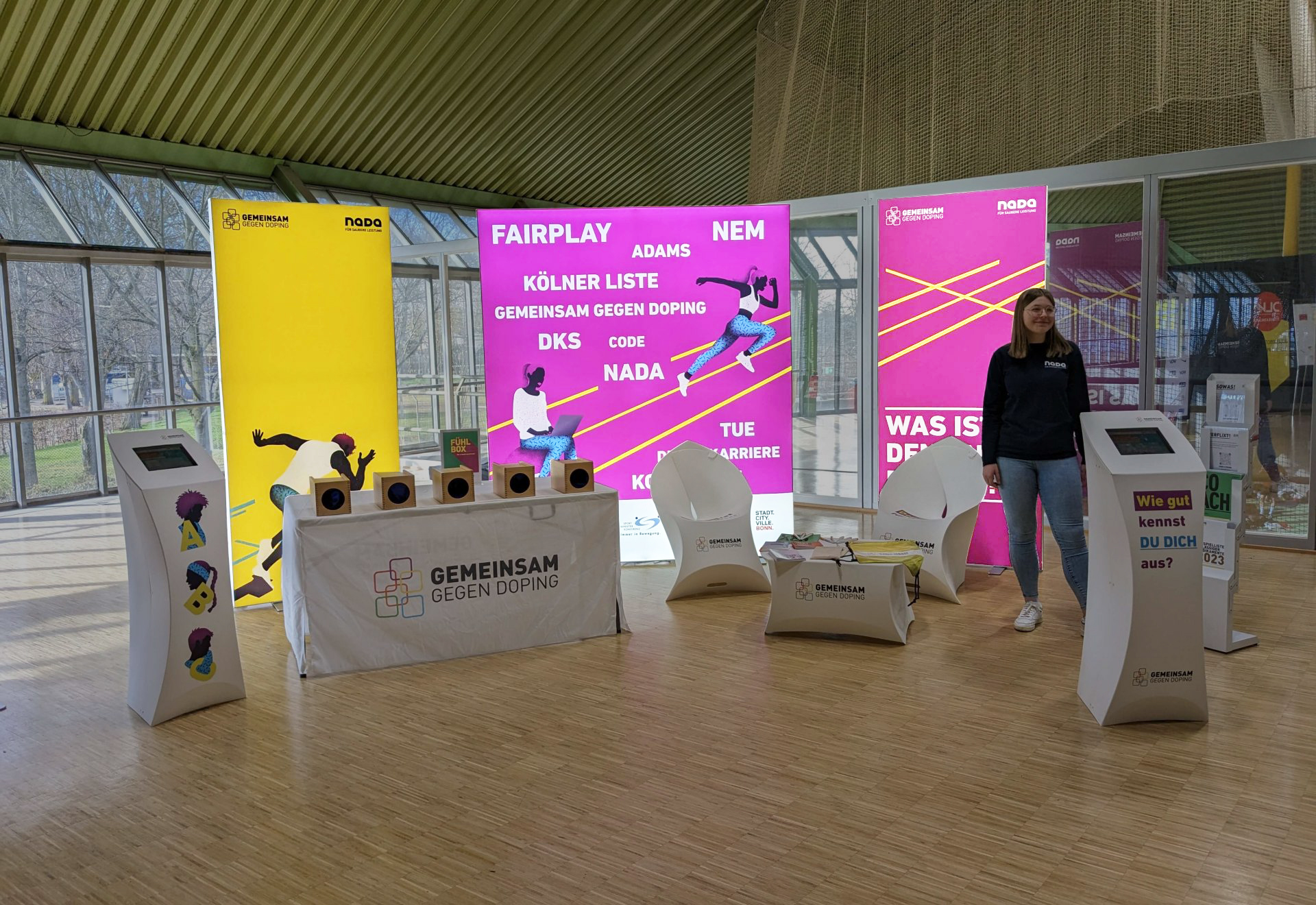 LED Leuchtwand isyLED8 dlv jugend hallenmeisterschaften