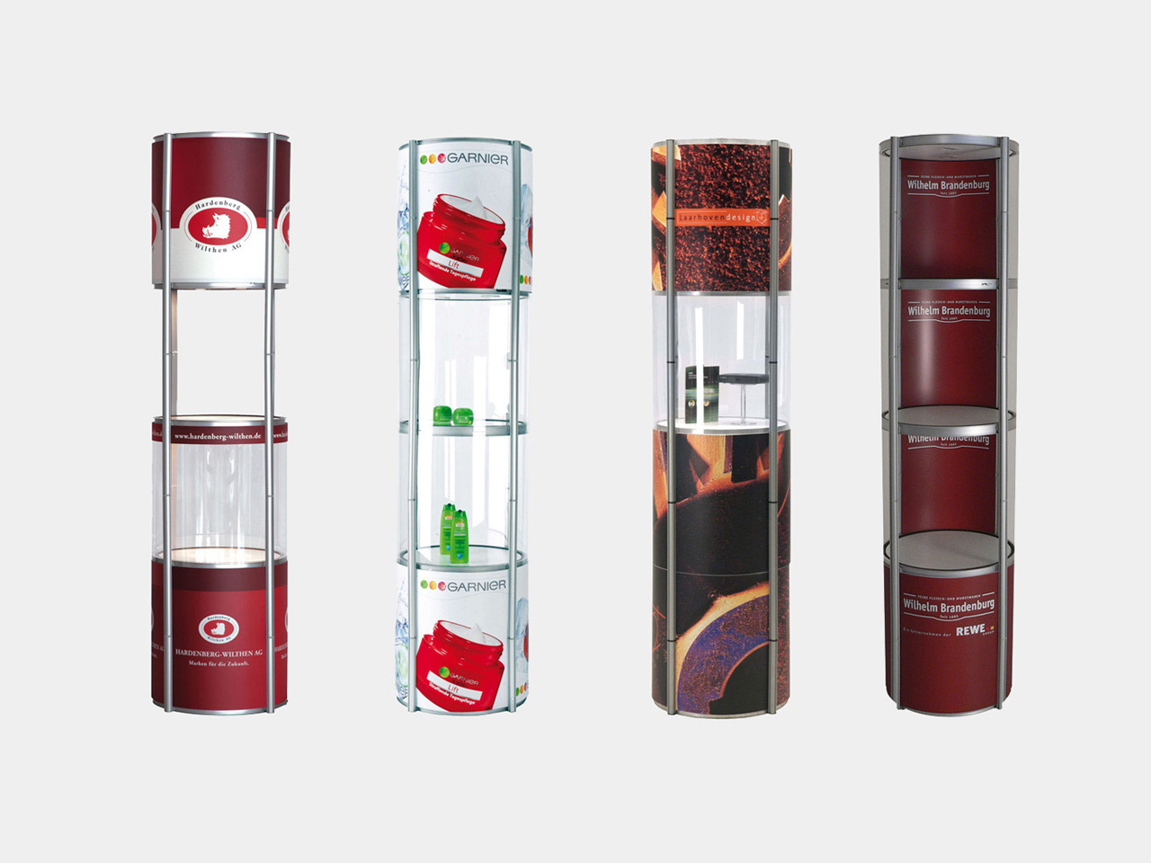 Faltvitrine isyTWIST Anwendungsbeispiel 3