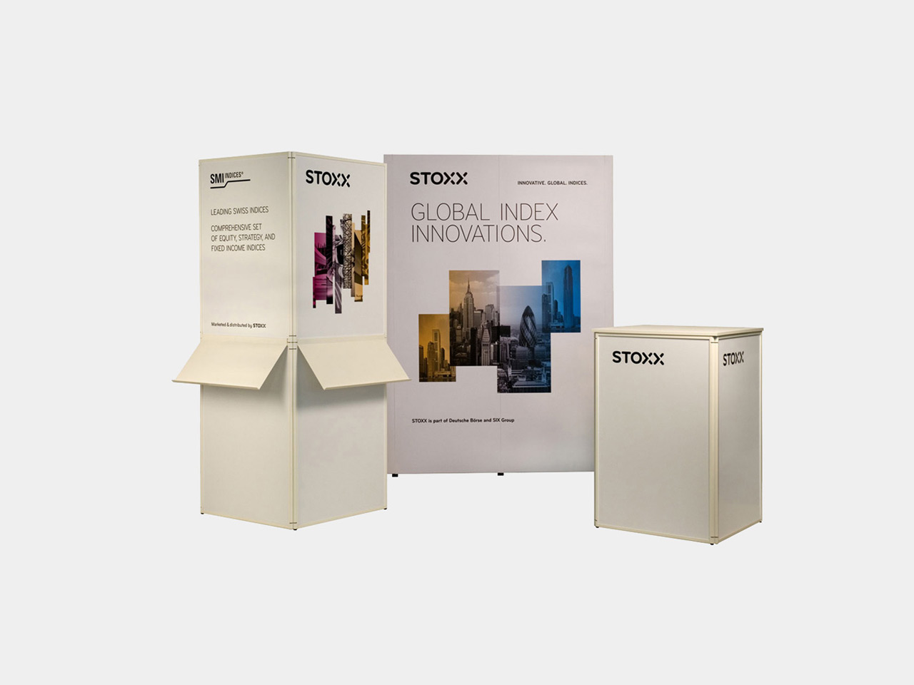 isyLINE 21 Stellwandsystem + Theke