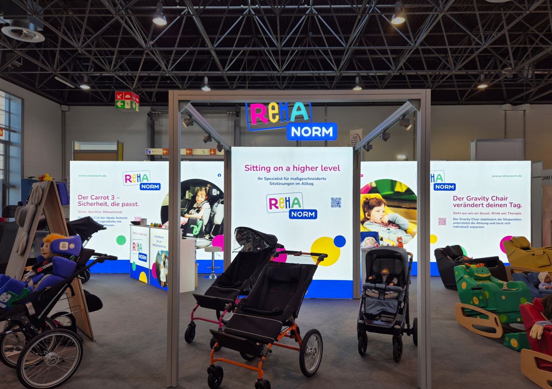 LED Leuchtwand isyFRAME120 RehaNorm