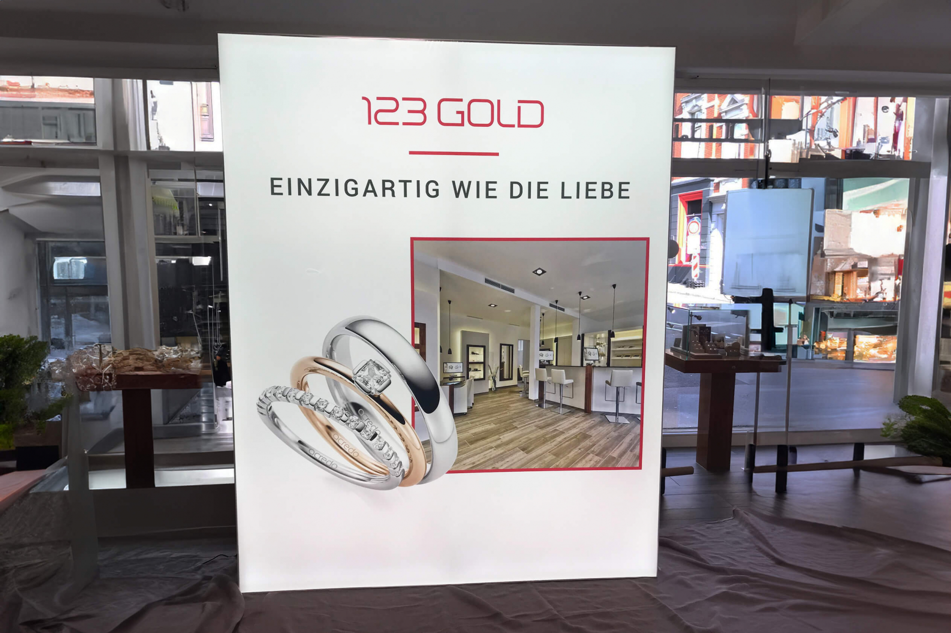 LED Leuchtwand isyLED12 123GOLD LED Leuchtwand isyLED12 123GOLD
