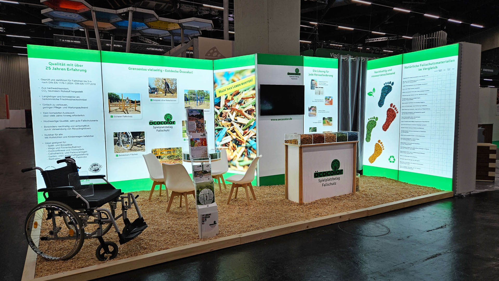 LED Leuchtwand isyLED8 Oekocolor