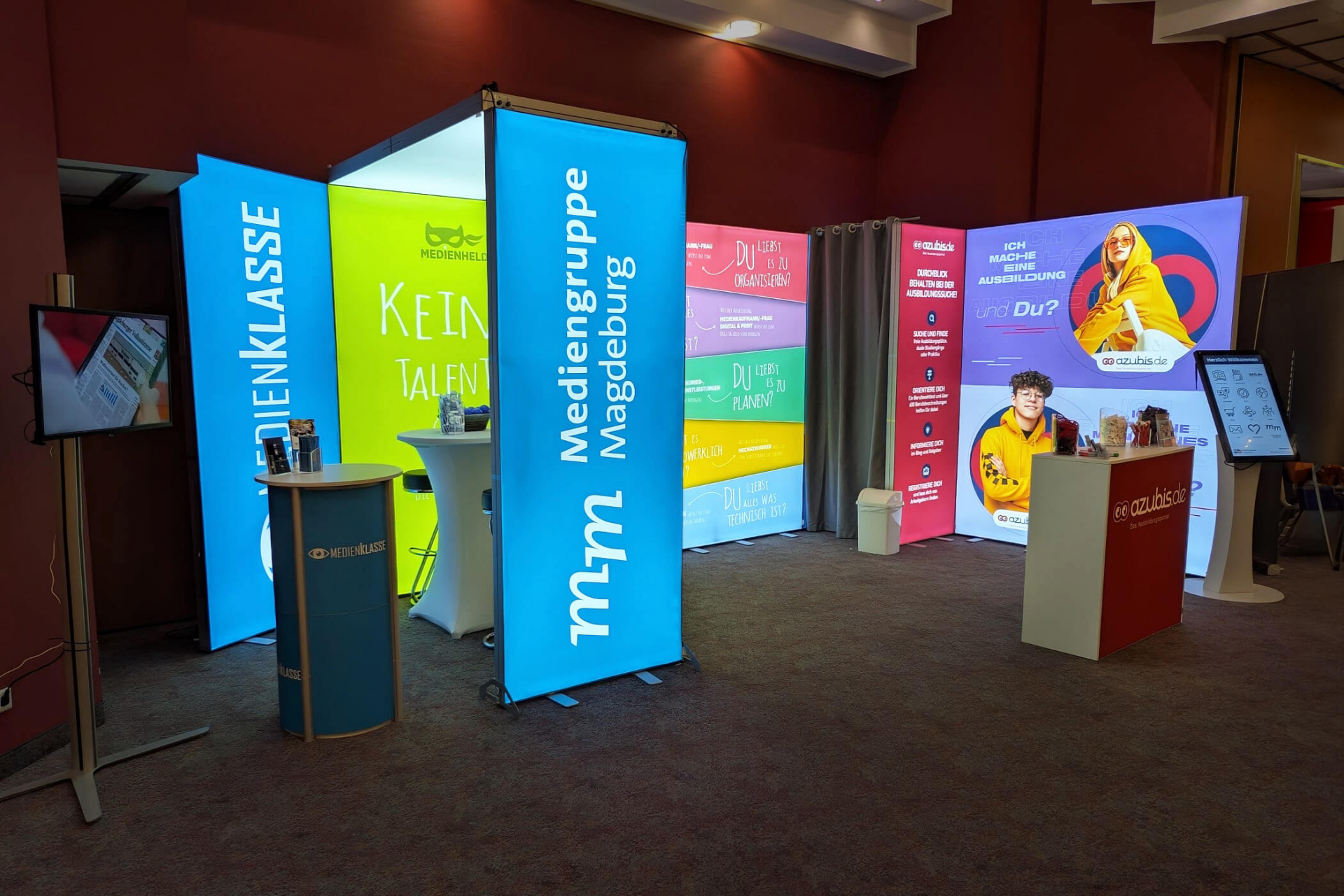 LED Leuchtwand isyLED8 Mitteldeutsche Mediengruppe