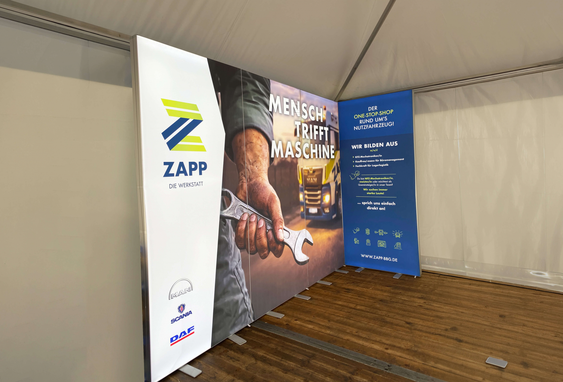 LED leuchtwand ZAPP