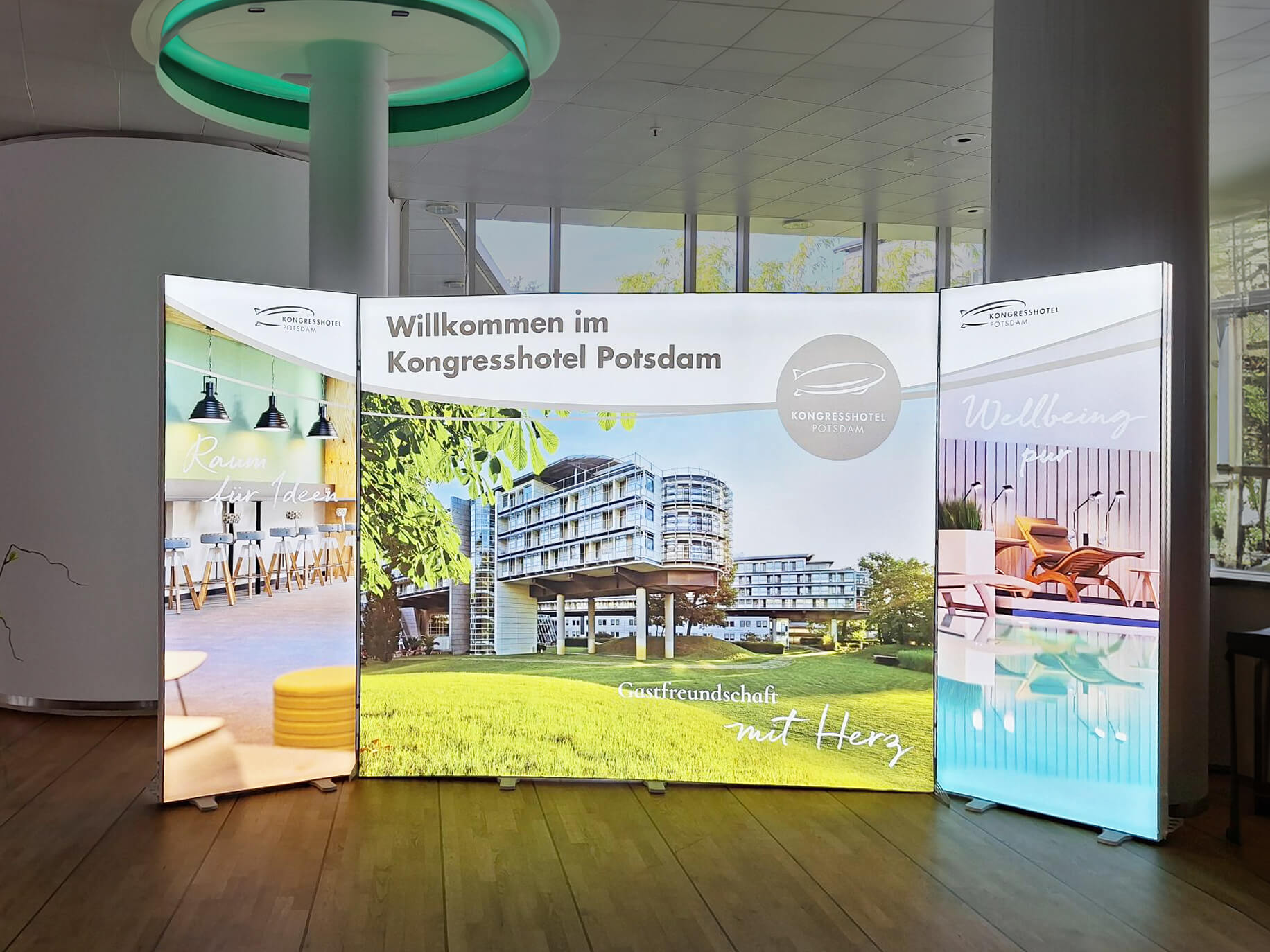 LED Leuchtwand Kongresshotel Potsdam LED Leuchtwand Kongresshotel Potsdam