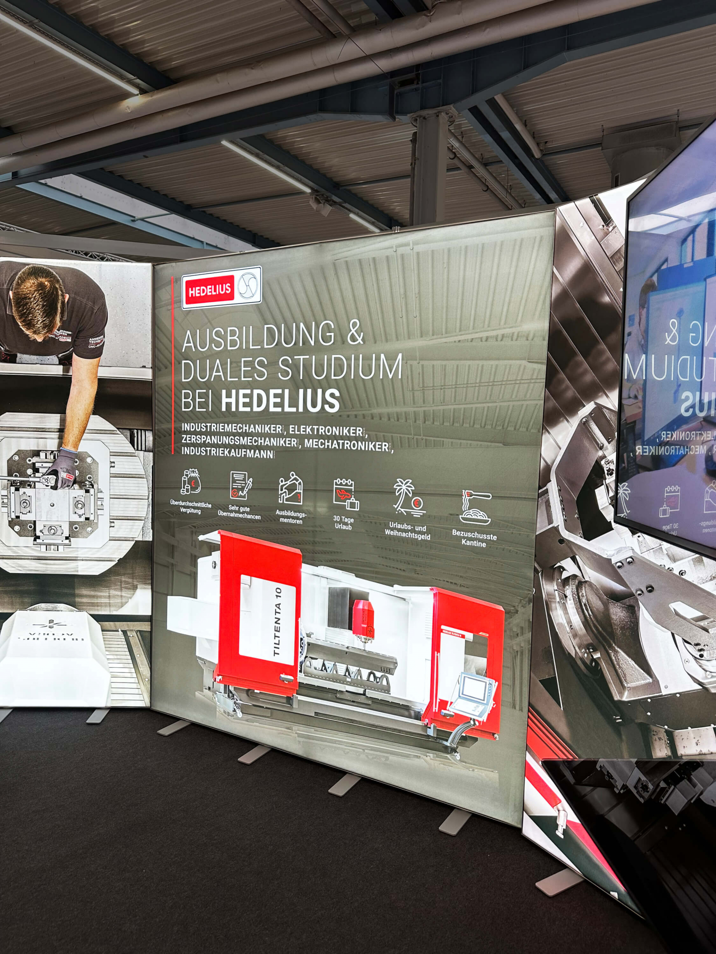 LED Messewand Jobmesse Hedelius