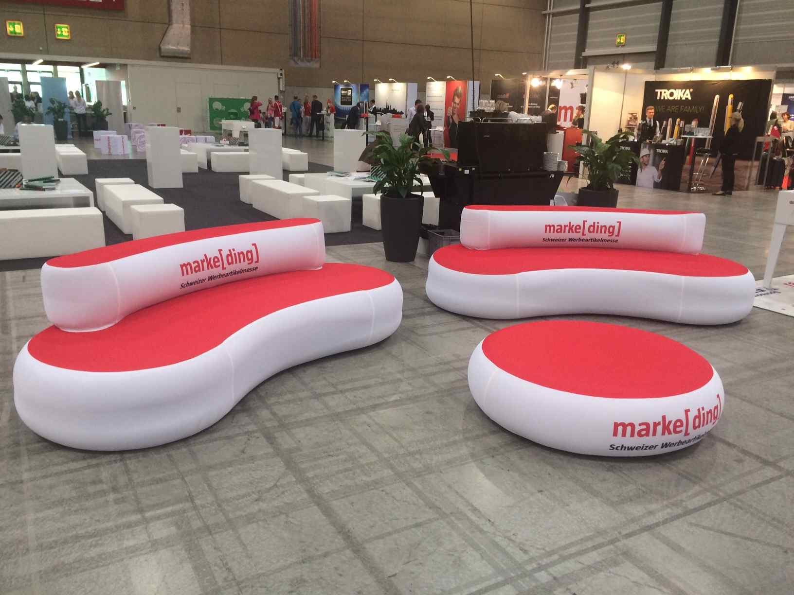 Aufblasbare Outdoor Möbel für Messen & Events GARREIS