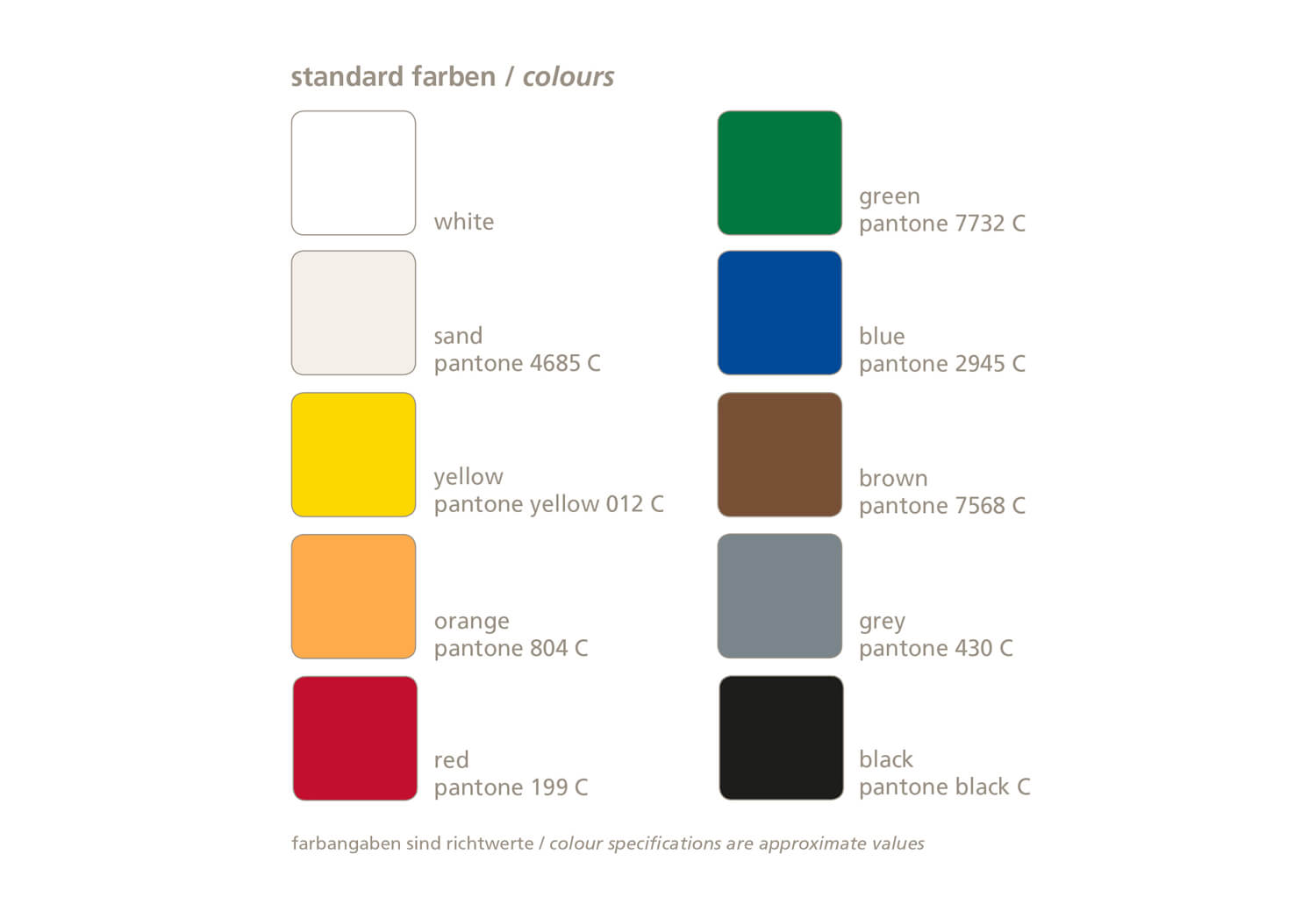 Eventzelt - Standardfarben Eventzelt - Standardfarben