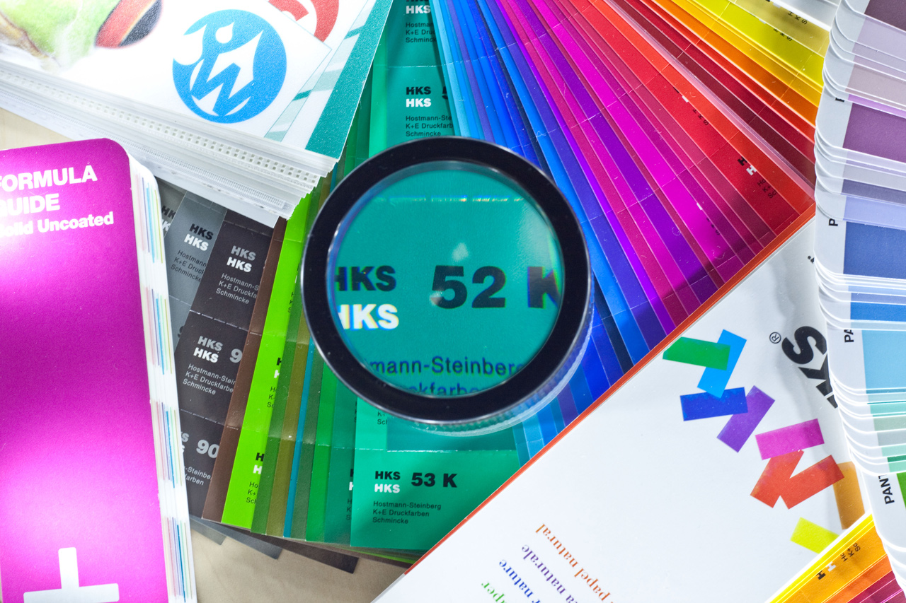 Farbfächer Druckvorstufe