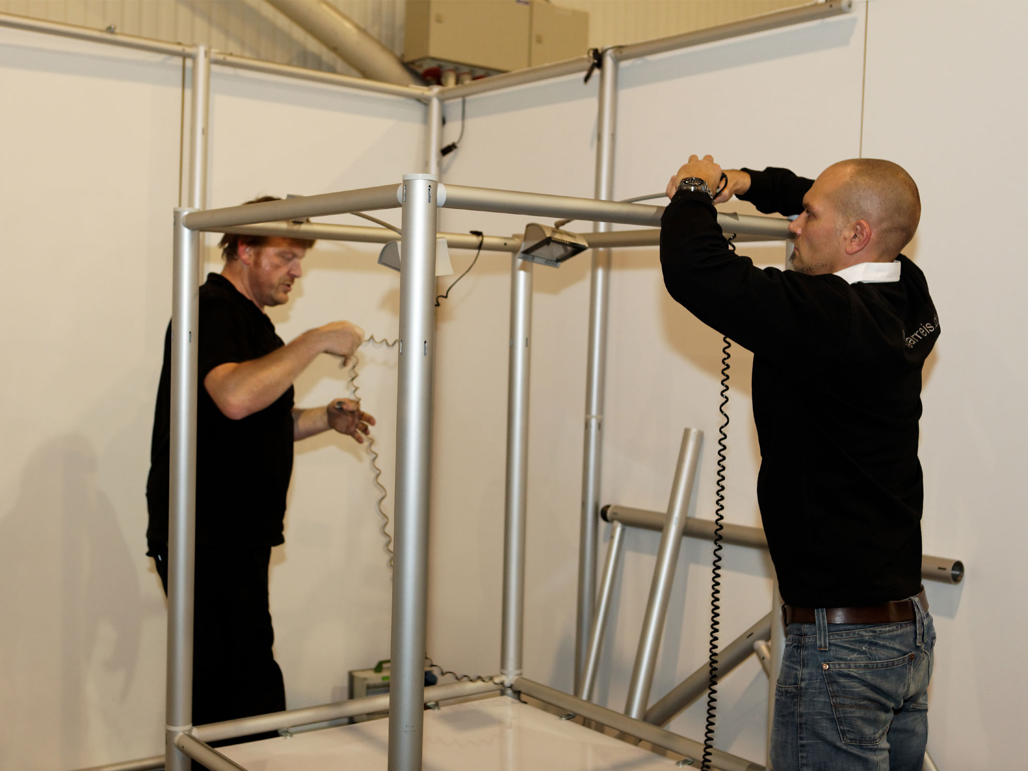 Messestand Produktion