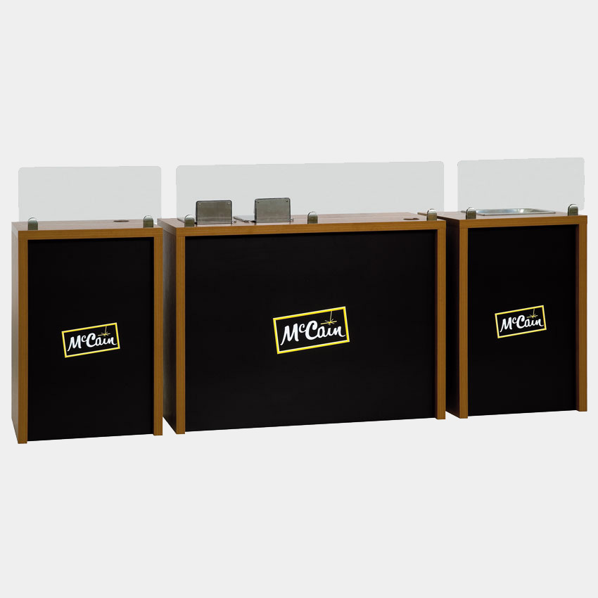 Fritier-, Koch- und Degustations-Theken