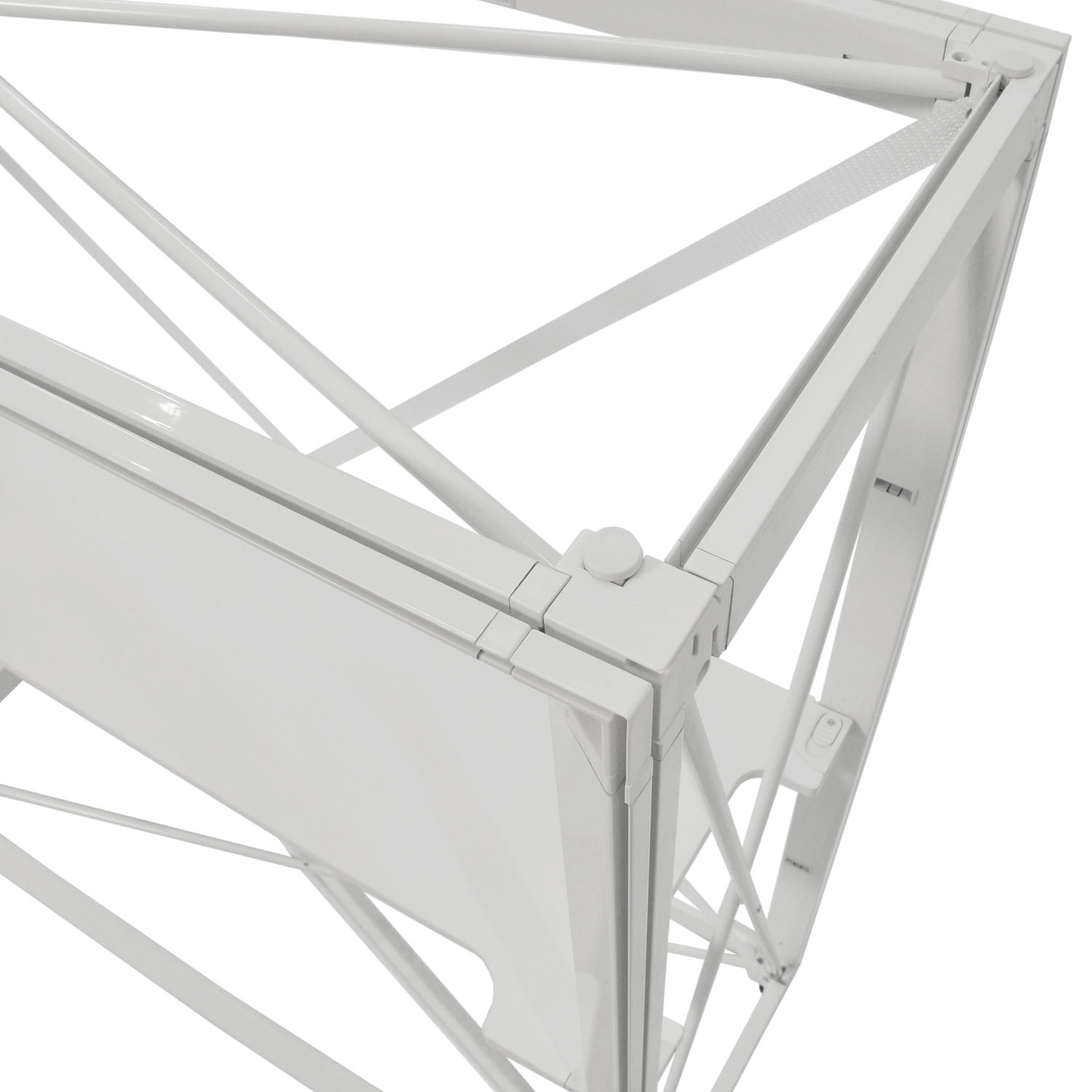 isyPOP F15 Theke_Detail oben Mobile LED Messetheke