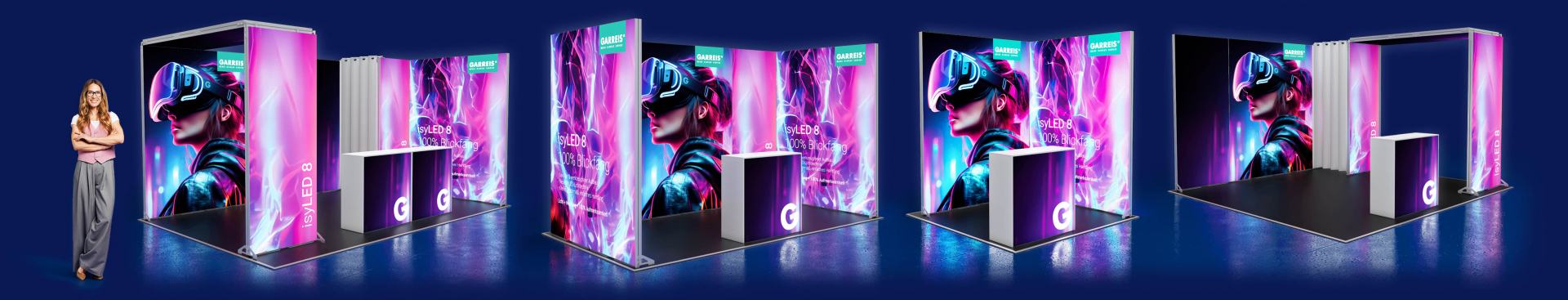 LED Leuchtwand isyLED8 - Variante