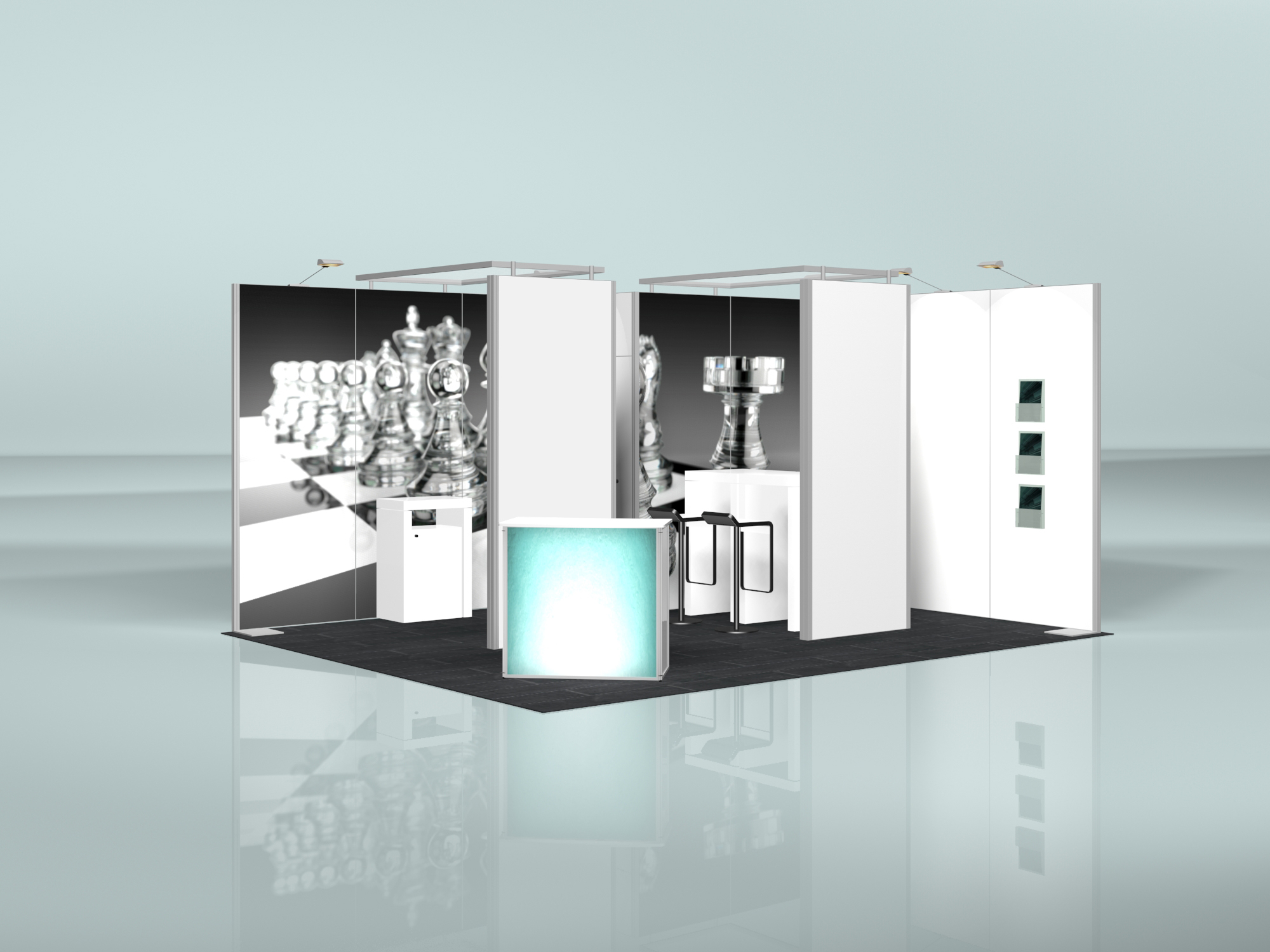 isyWALL 5x4 Eckstand