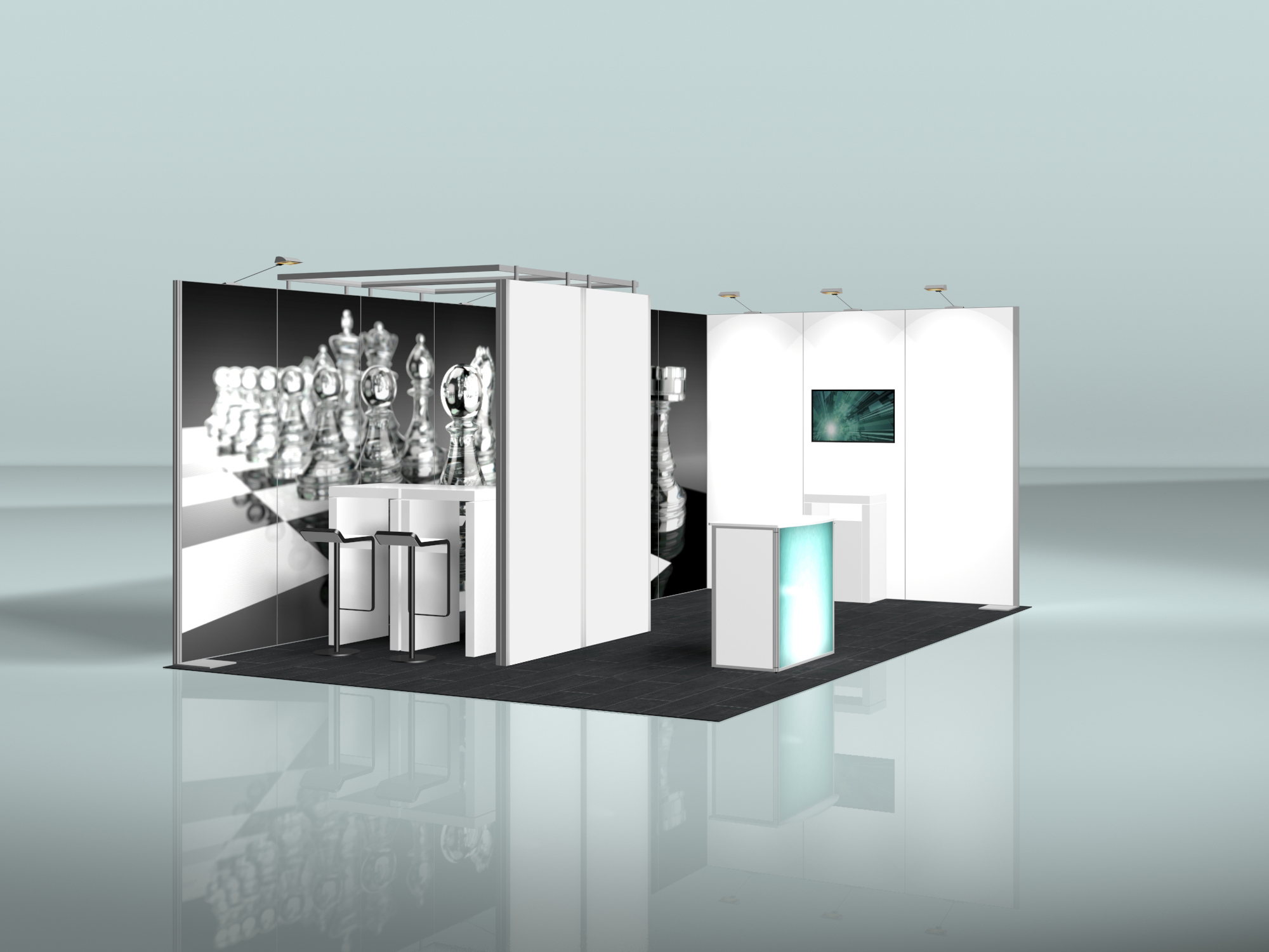 isyWALL 6x4 Eckstand