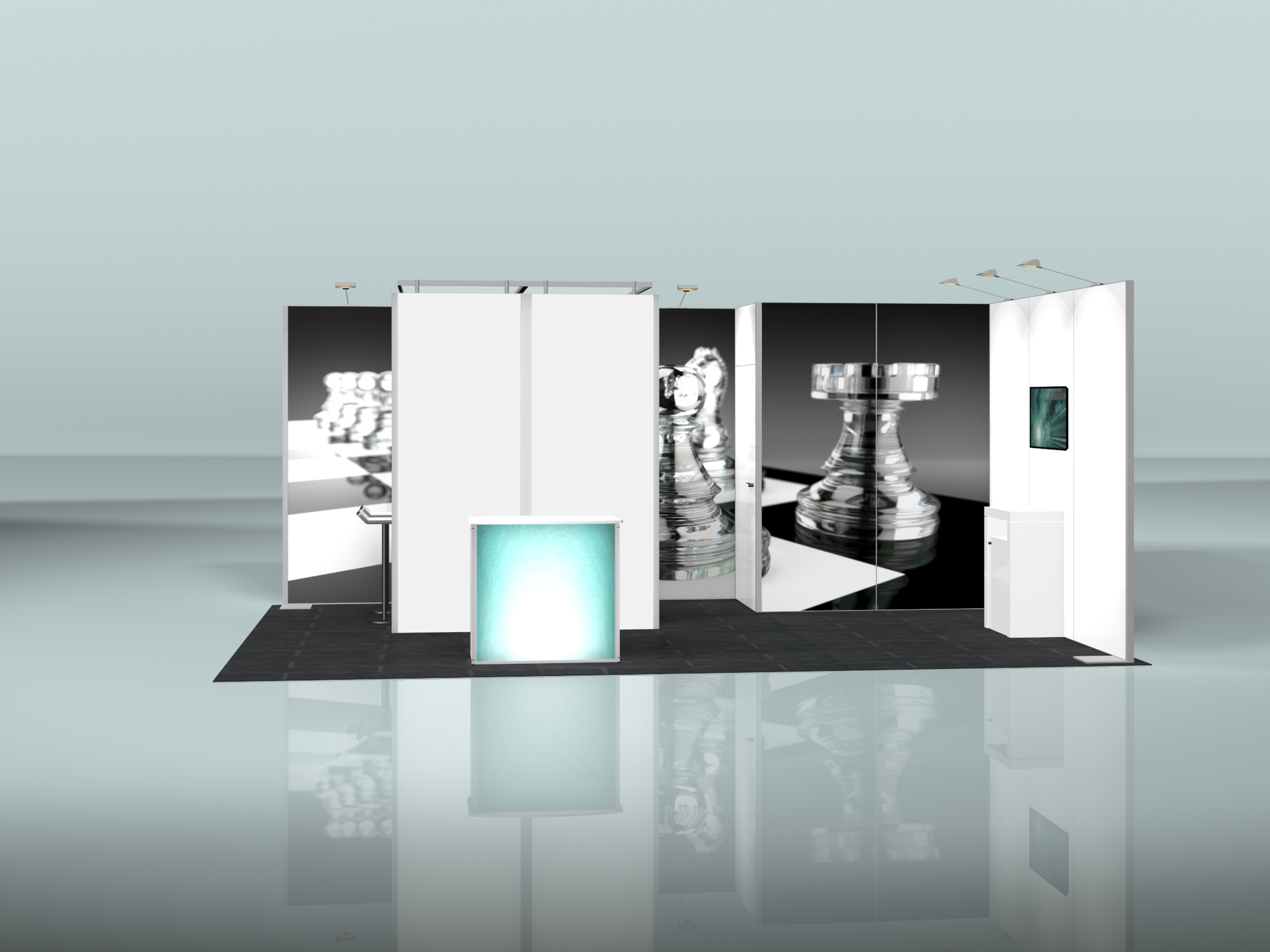 isyWALL 6x4 Eckstand