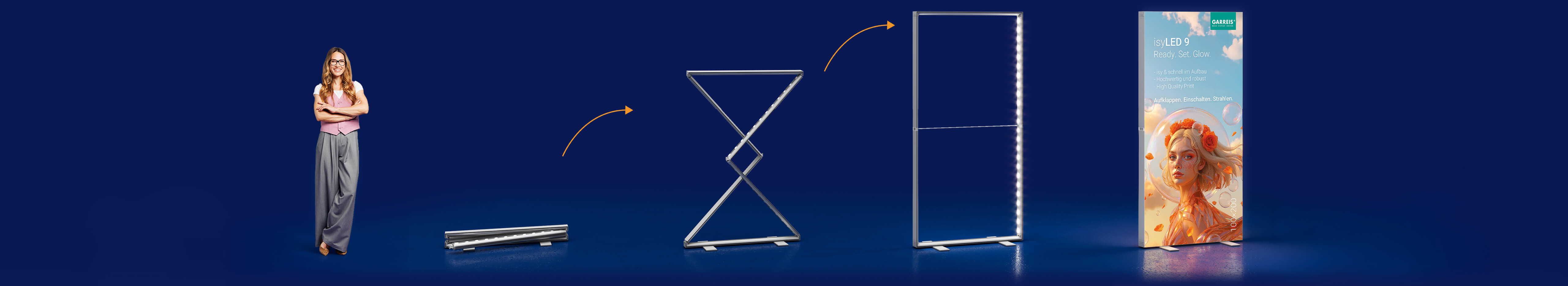 LED Leuchtwand isyLED9 - Variante