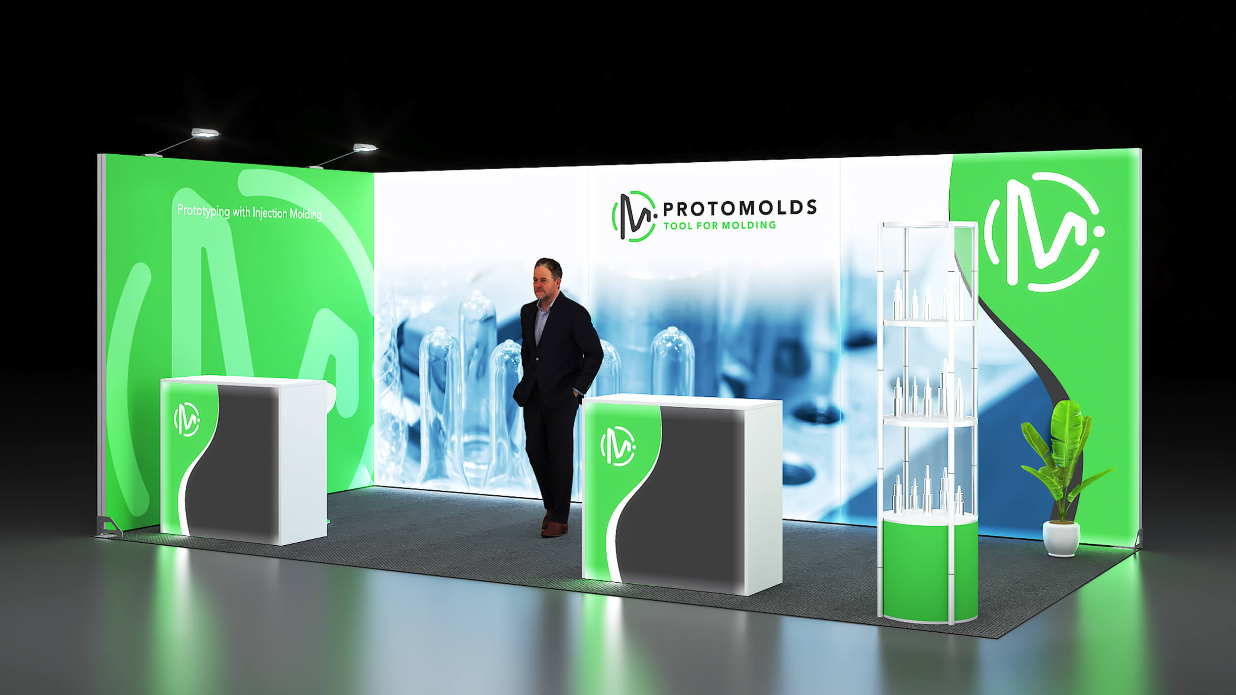 LED Eckstand 6x3-03-01 LED Eckstand 6x3