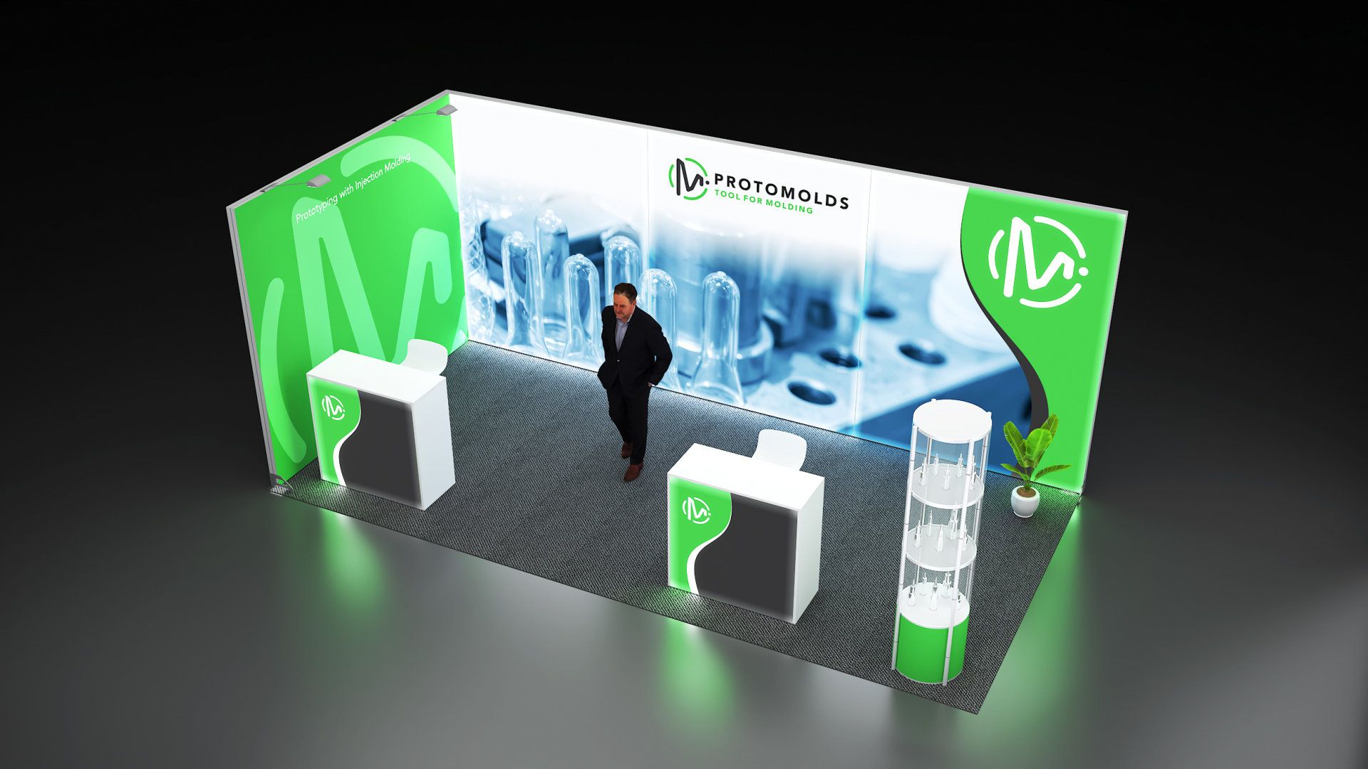 LED Eckstand 6x3-03-05 LED Eckstand 6x3