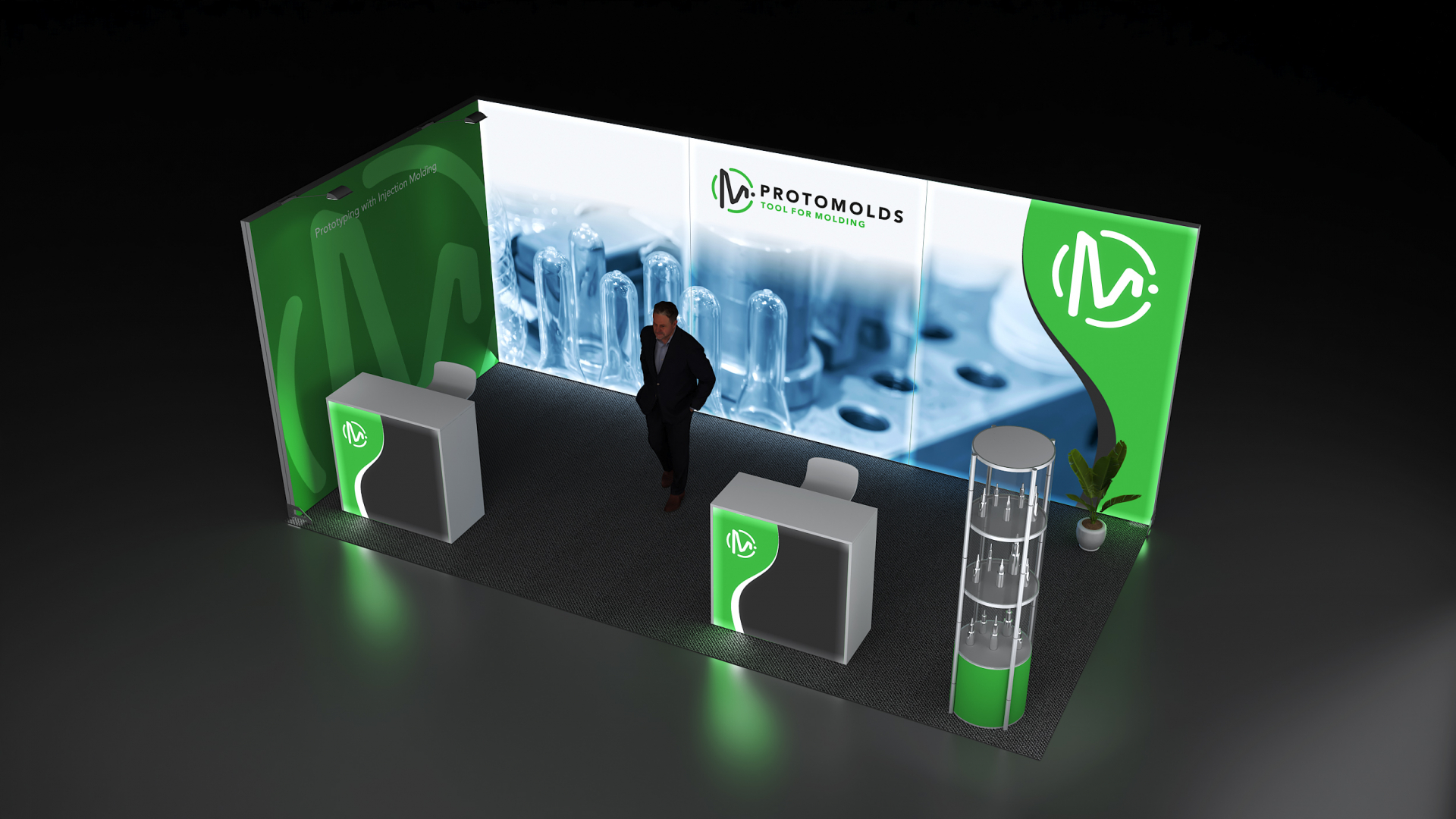 LED Eckstand 6x3-03-06 LED Eckstand 6x3