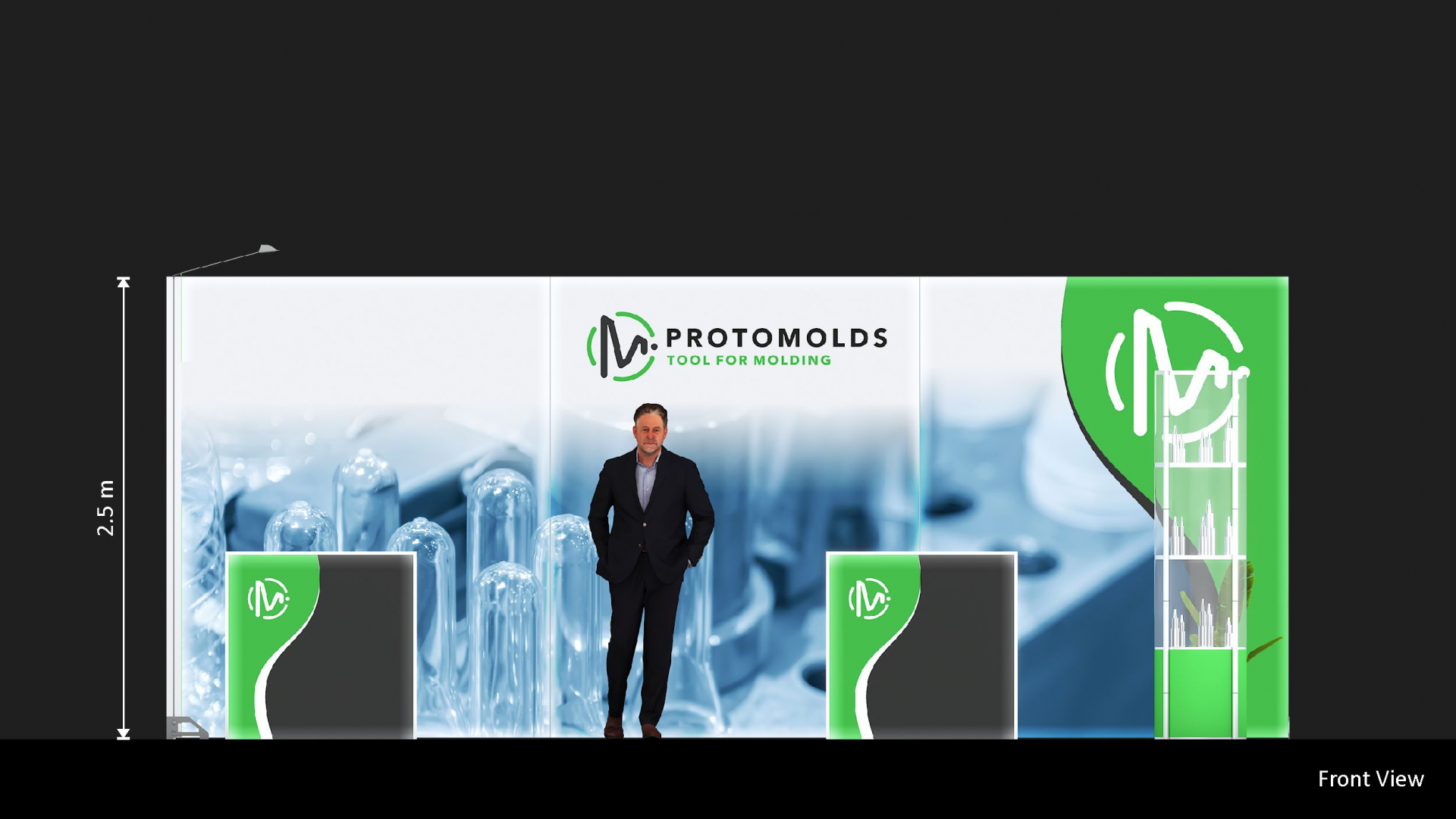 LED Eckstand 6x3-03-07 LED Eckstand 6x3