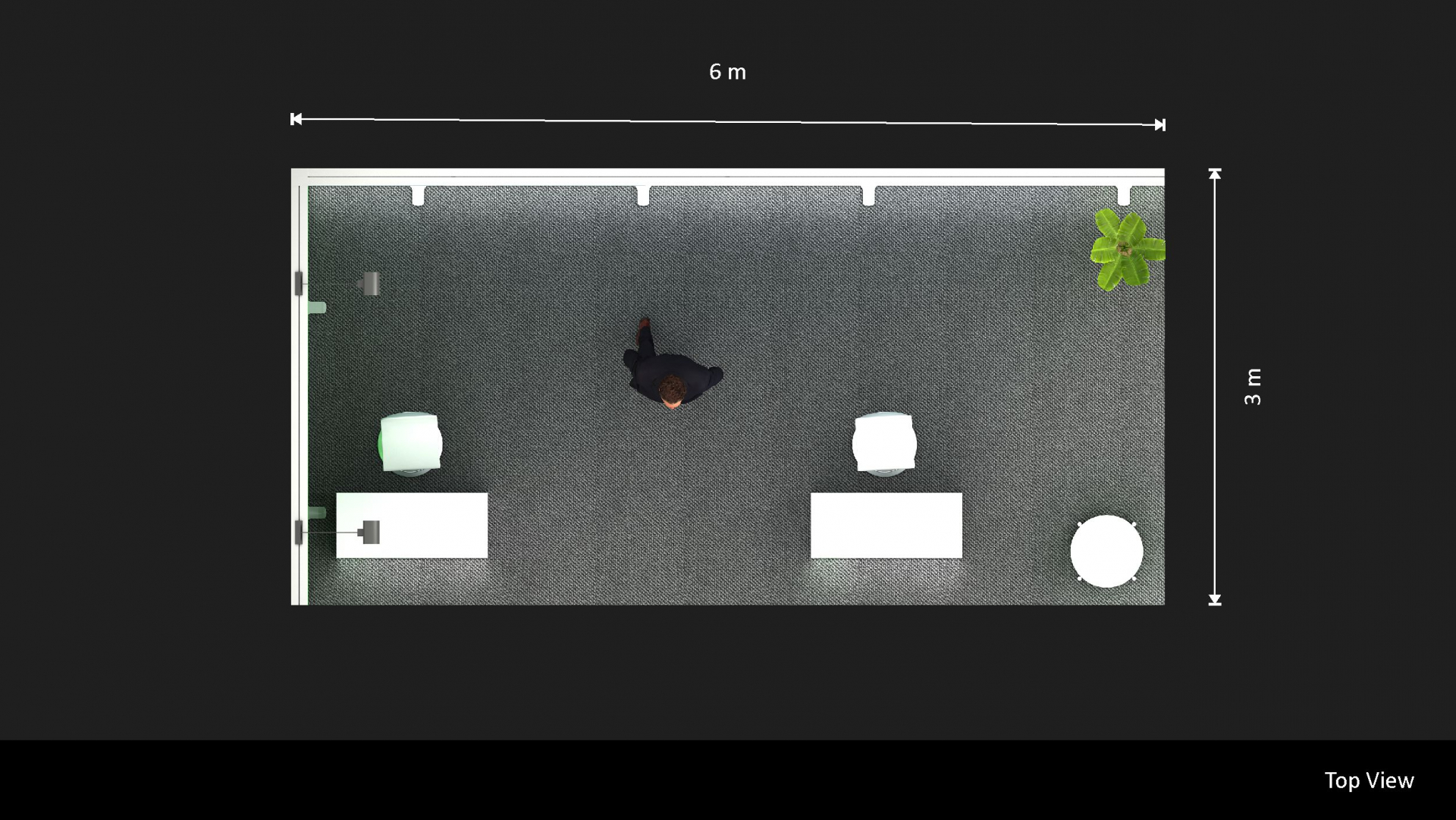 LED Eckstand 6x3-03-08 LED Eckstand 6x3