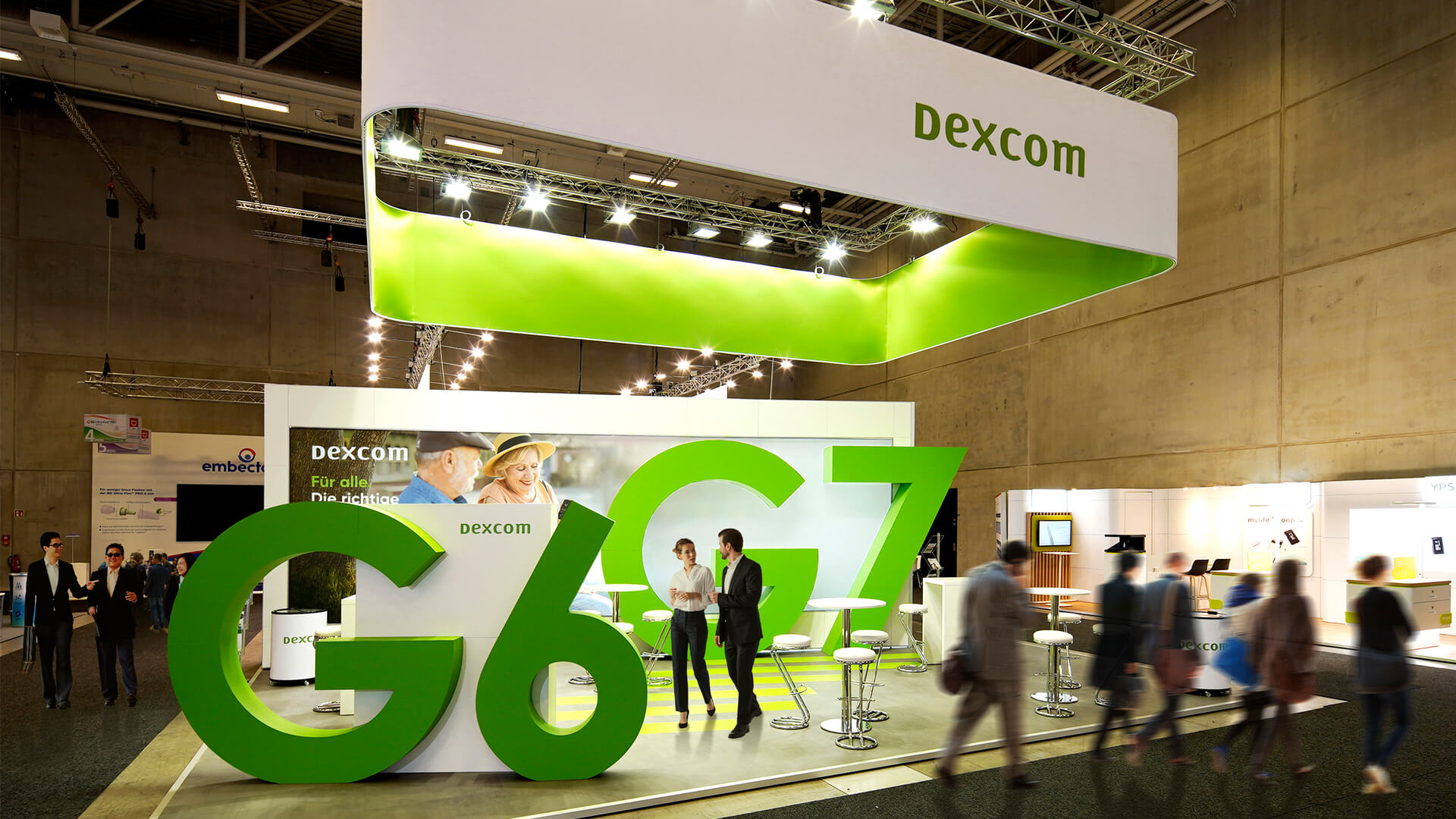 Messestand Dexcom
