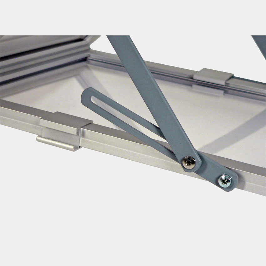 Prospektständer isyRACK Verriegelung